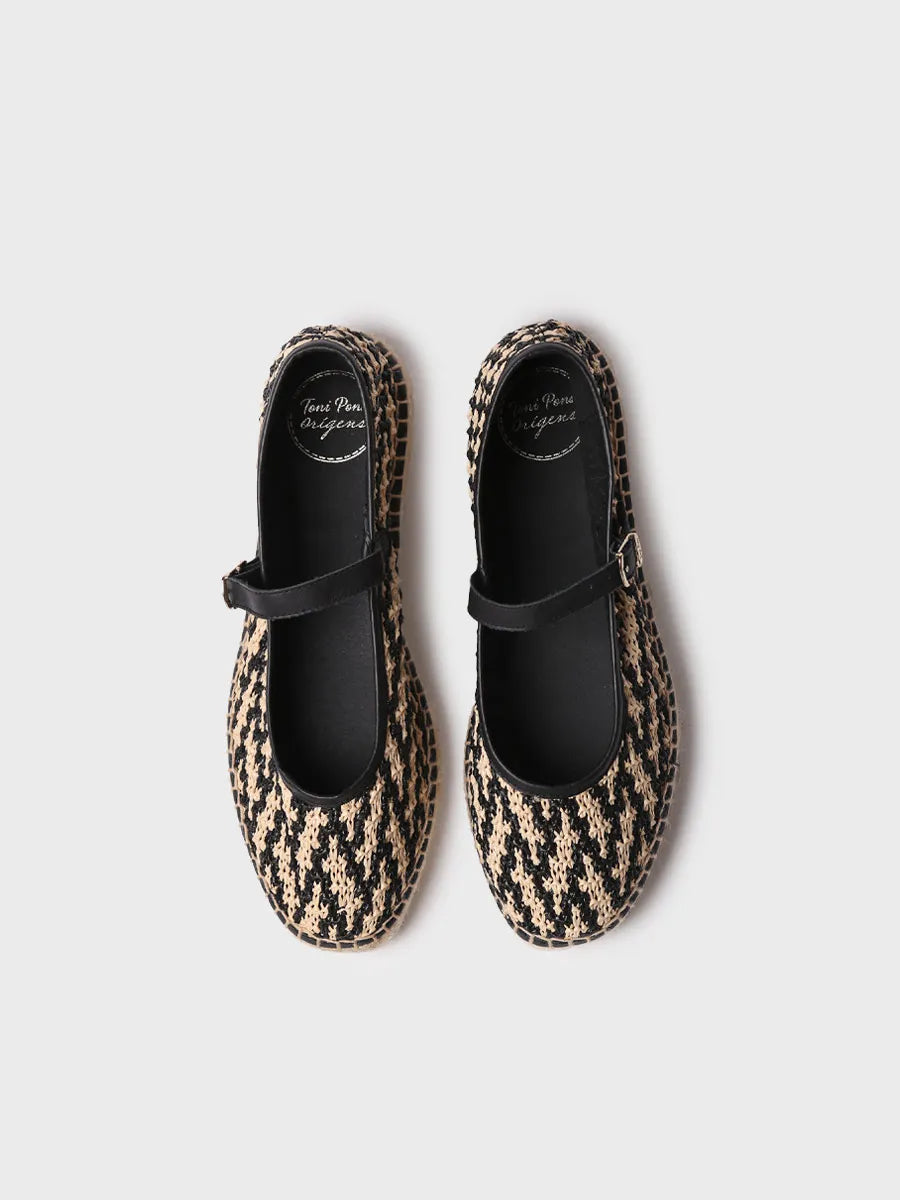 Toni Pons Inca-RP babies raphia boucle cuir