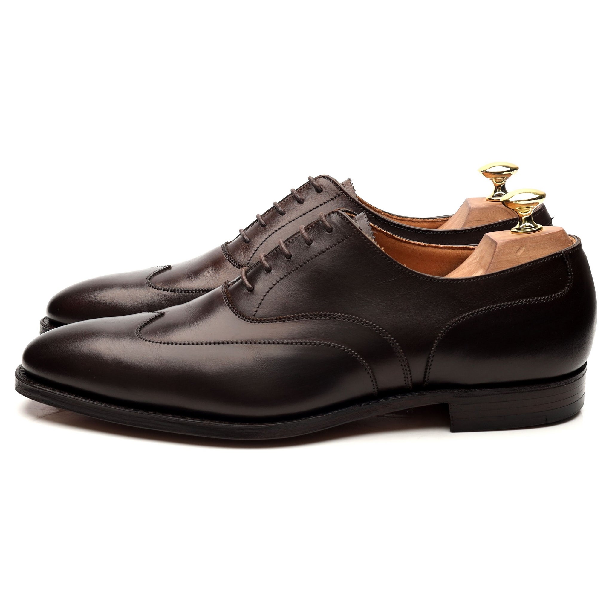 Crockett & Jones Tunbridge oxford cuir marron pointure UK 8