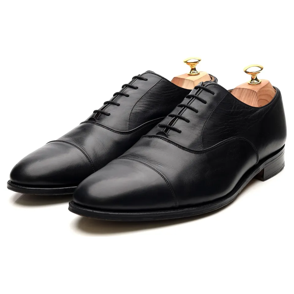 Tricker’s Pimlico oxford cuir noir UK 11