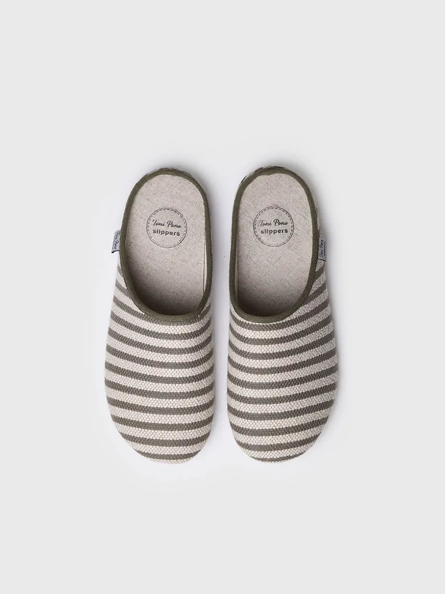 Toni Pons Nai-DL chausson homme kaki vegan