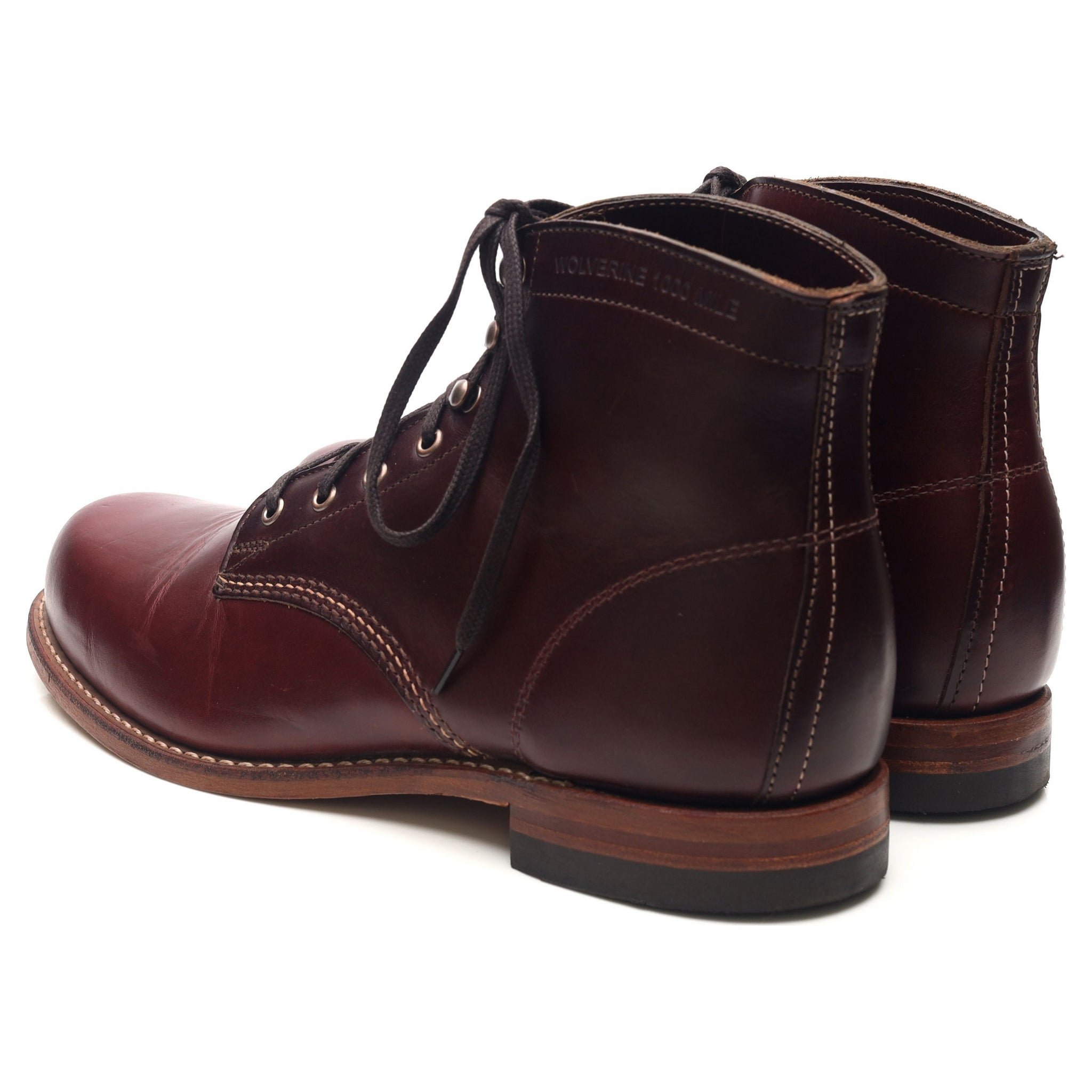 Wolverine 1000 Mile Evans Bottines cuir bordeaux UK 9.5