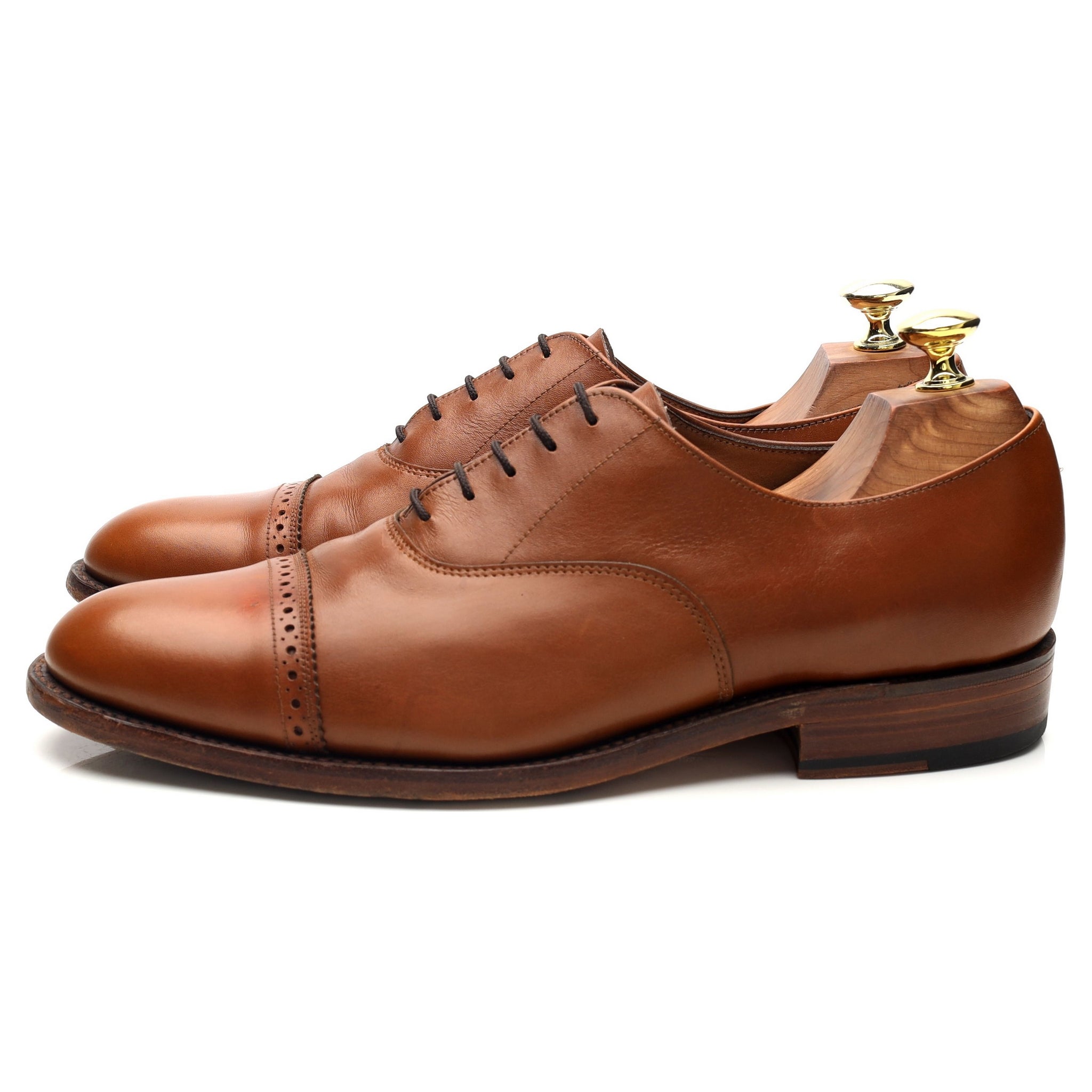 Sanders 8469T richelieu cuir marron UK 7