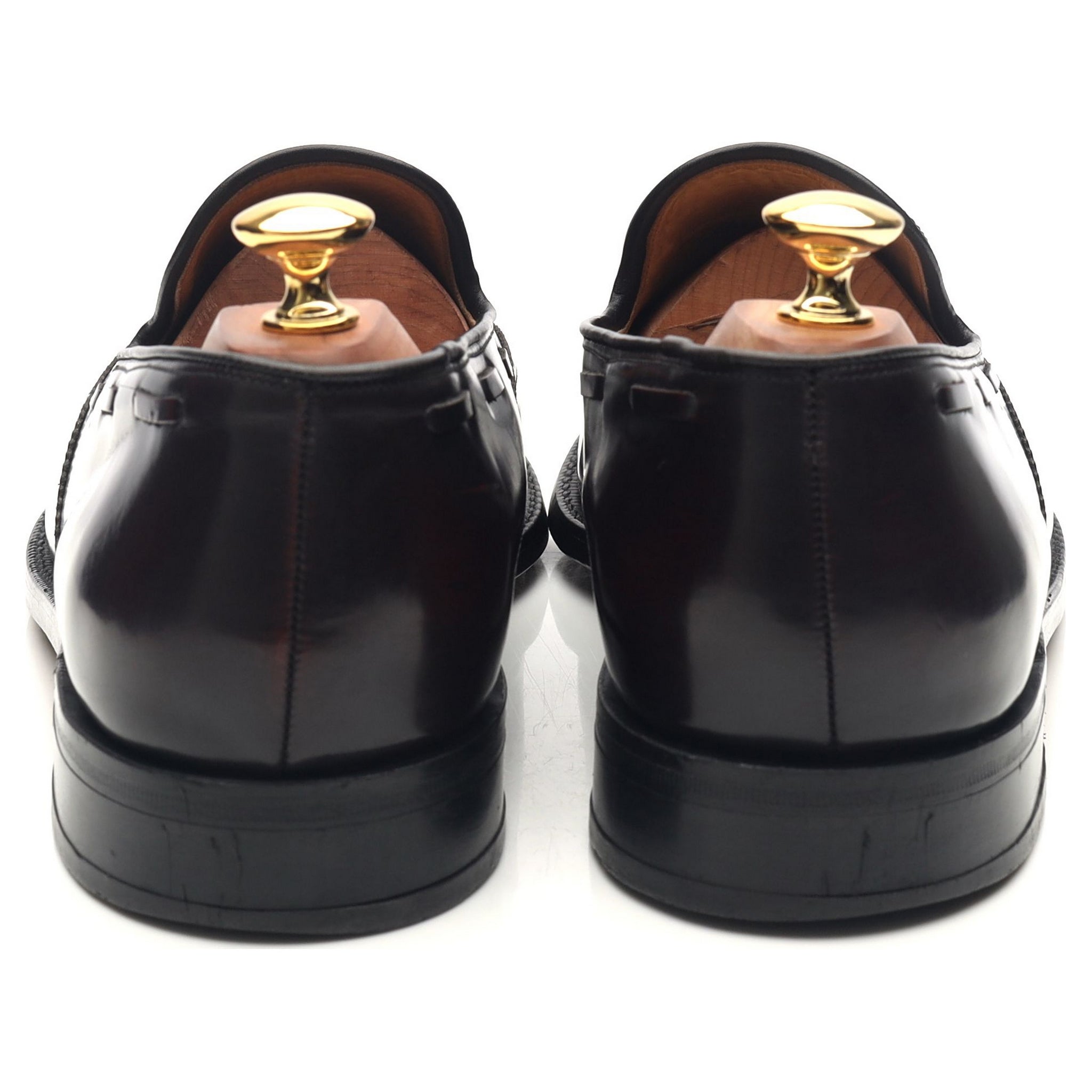 Barker Clive mocassins cuir bordeaux UK 9.5