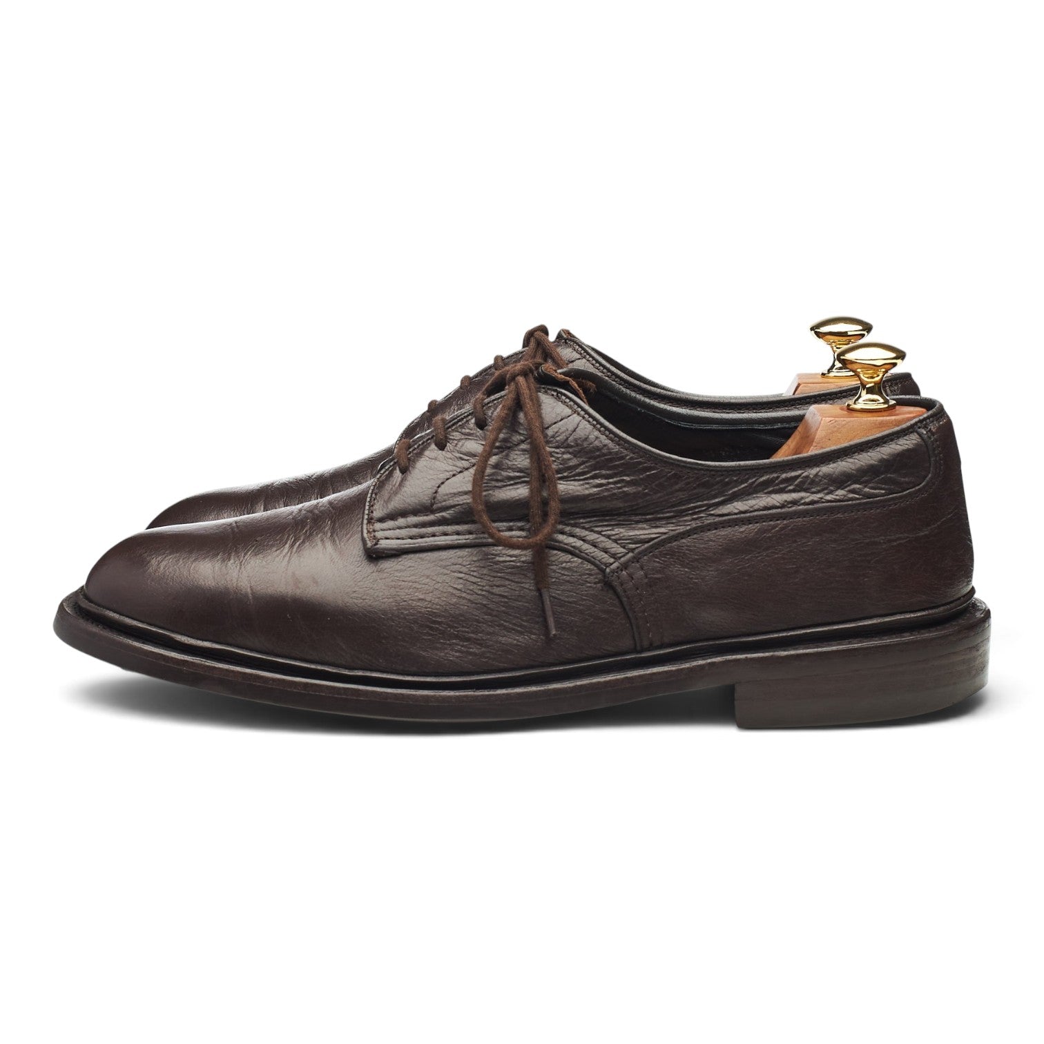 Tricker's derby cuir marron foncé pointure 8,5 UK