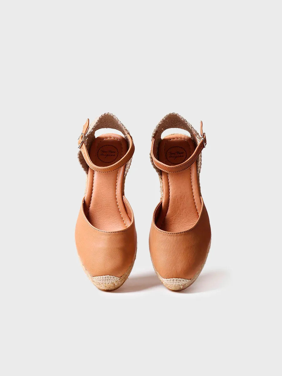 Toni Pons COSTA-5 espadrille femme cuir talon 7 cm