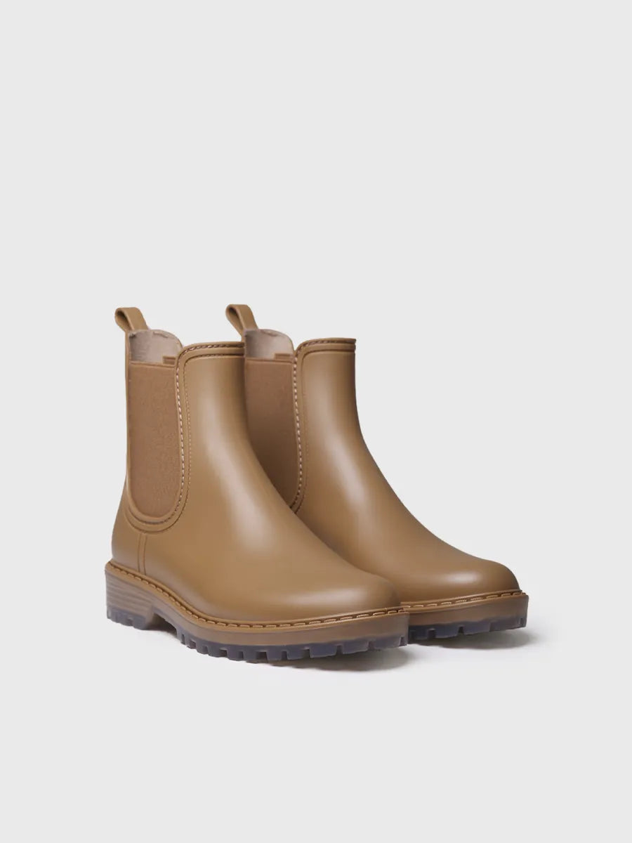 Toni Pons Coney bottines pluie femme camel