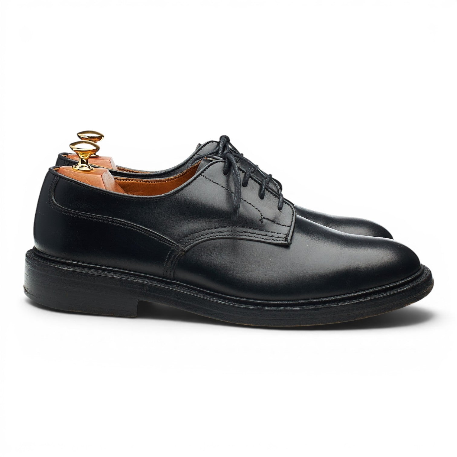 Tricker's Woodstock derbies cuir noir pointure UK 9