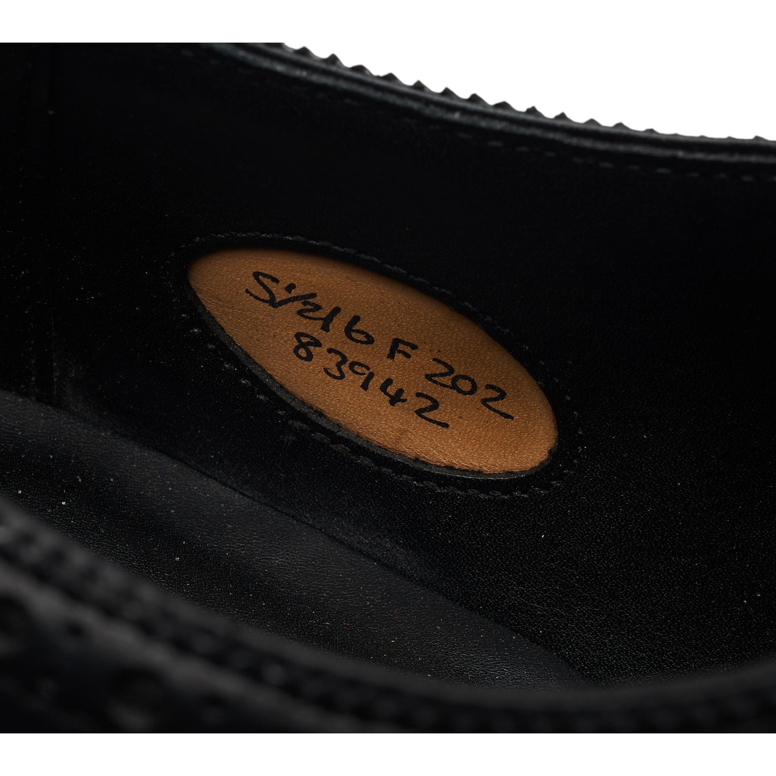 Edward Green Cadogan richelieu cuir noir UK 5.5