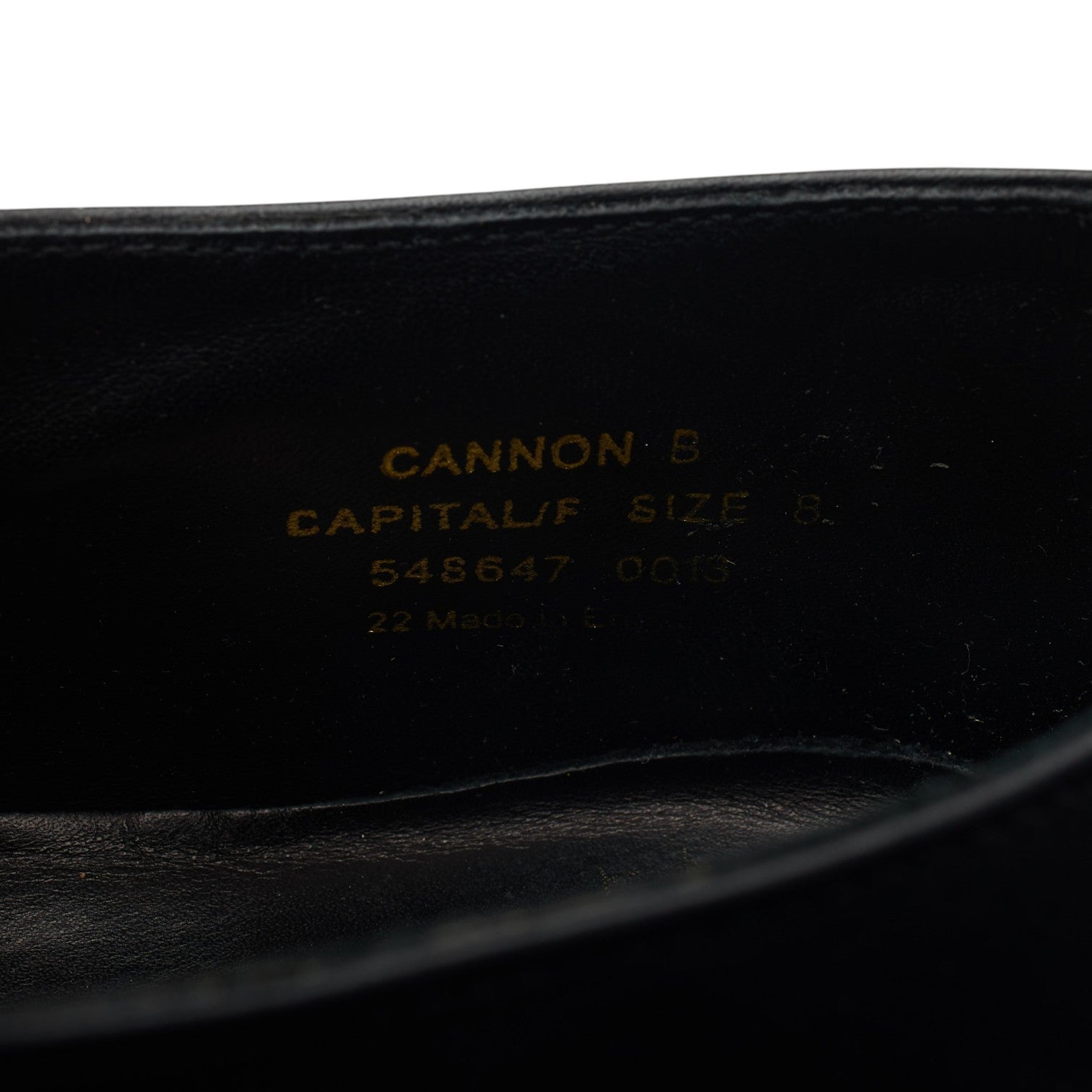 Loake Cannon 1880 monk cuir noir UK 8 double boucle