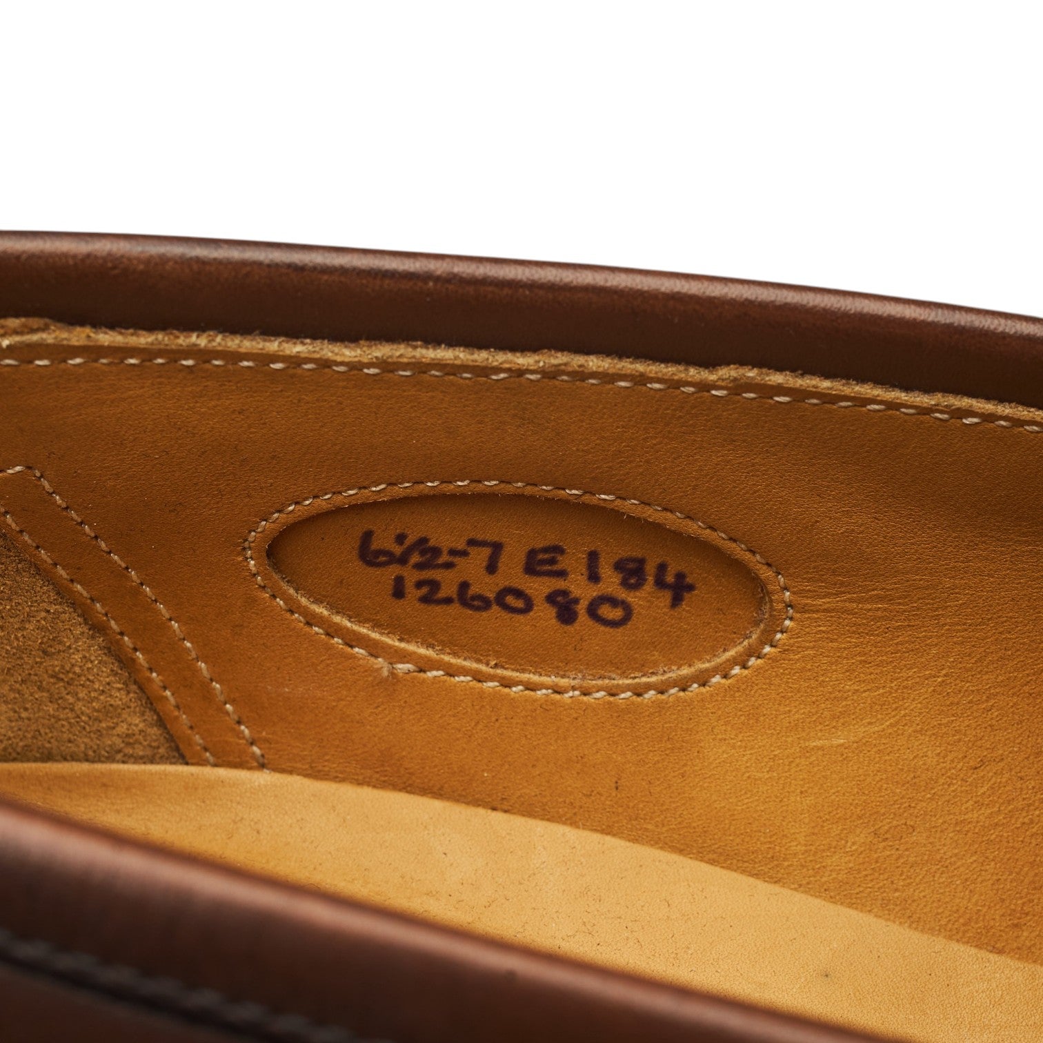 Edward Green Piccadilly mocassins cuir marron 6.5 UK