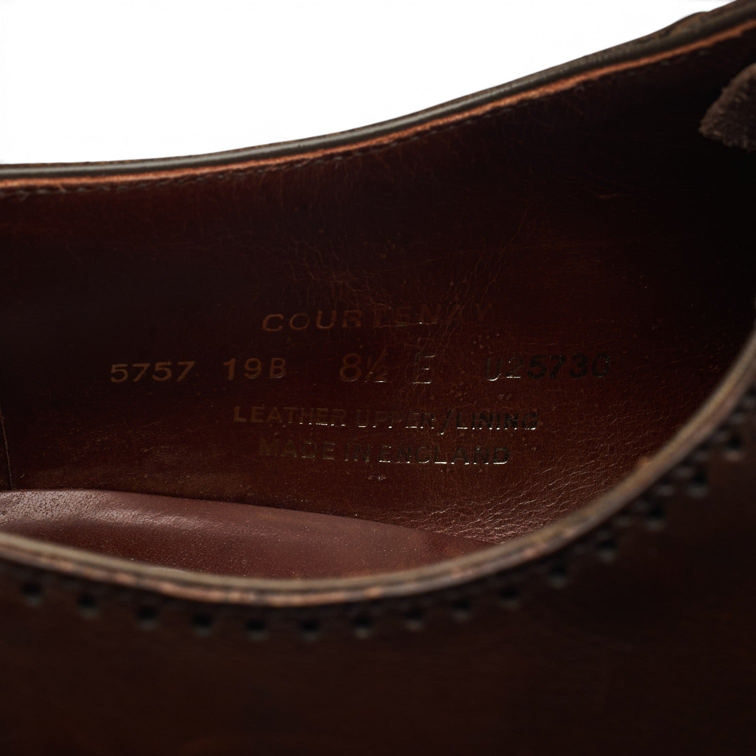 Crockett & Jones Courtenay richelieu marron UK 8,5