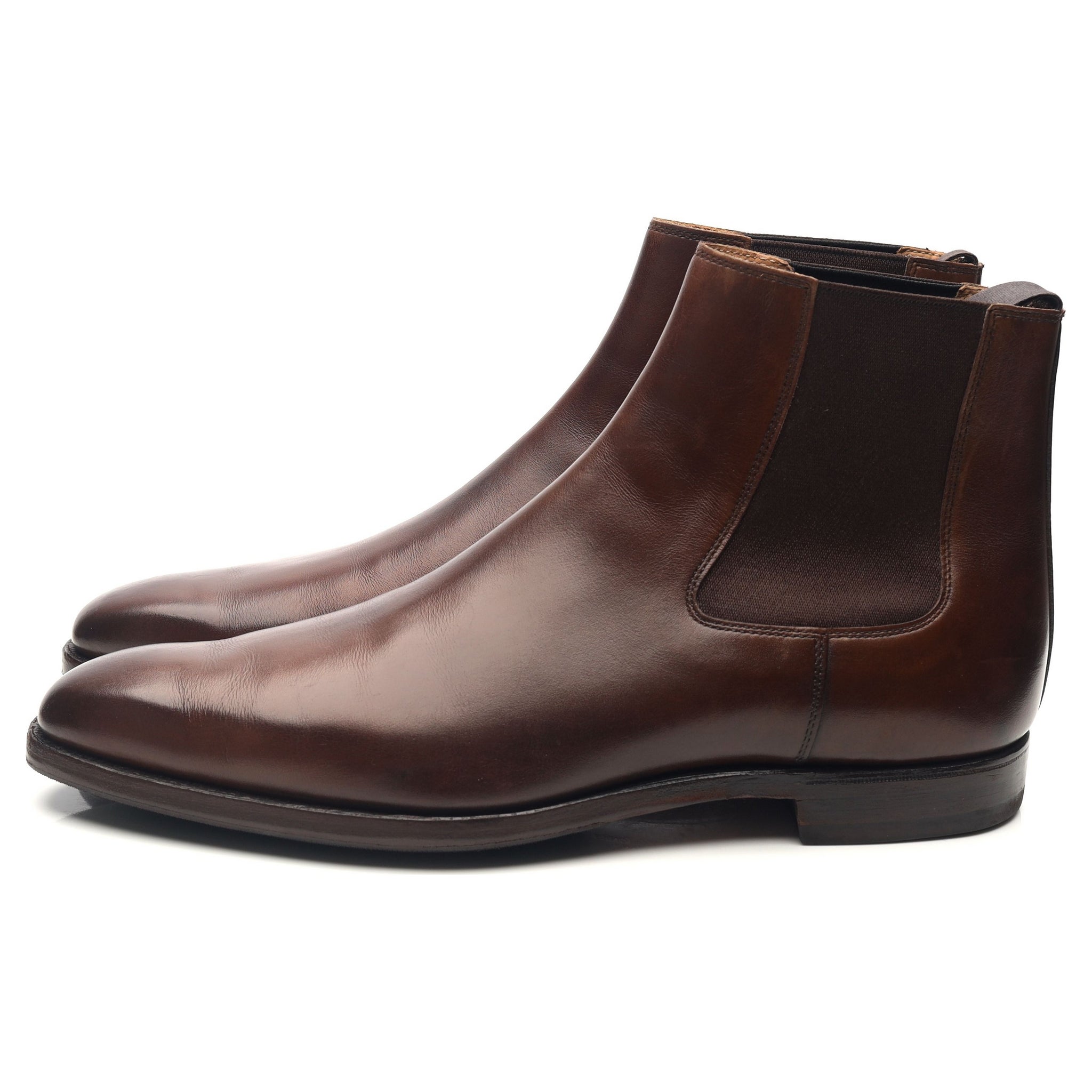 Crockett & Jones Lingfield chelsea boots cuir marron UK 7