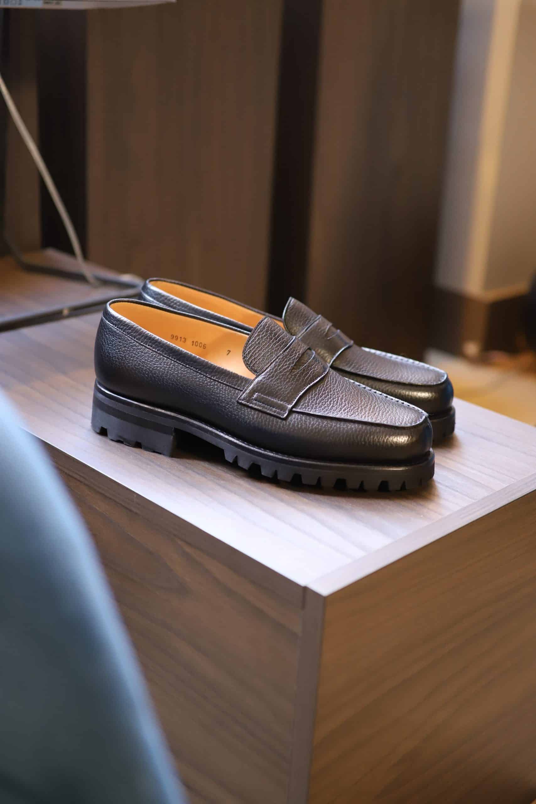 Malfroid Tilsitt II mocassin penny cuir grainé