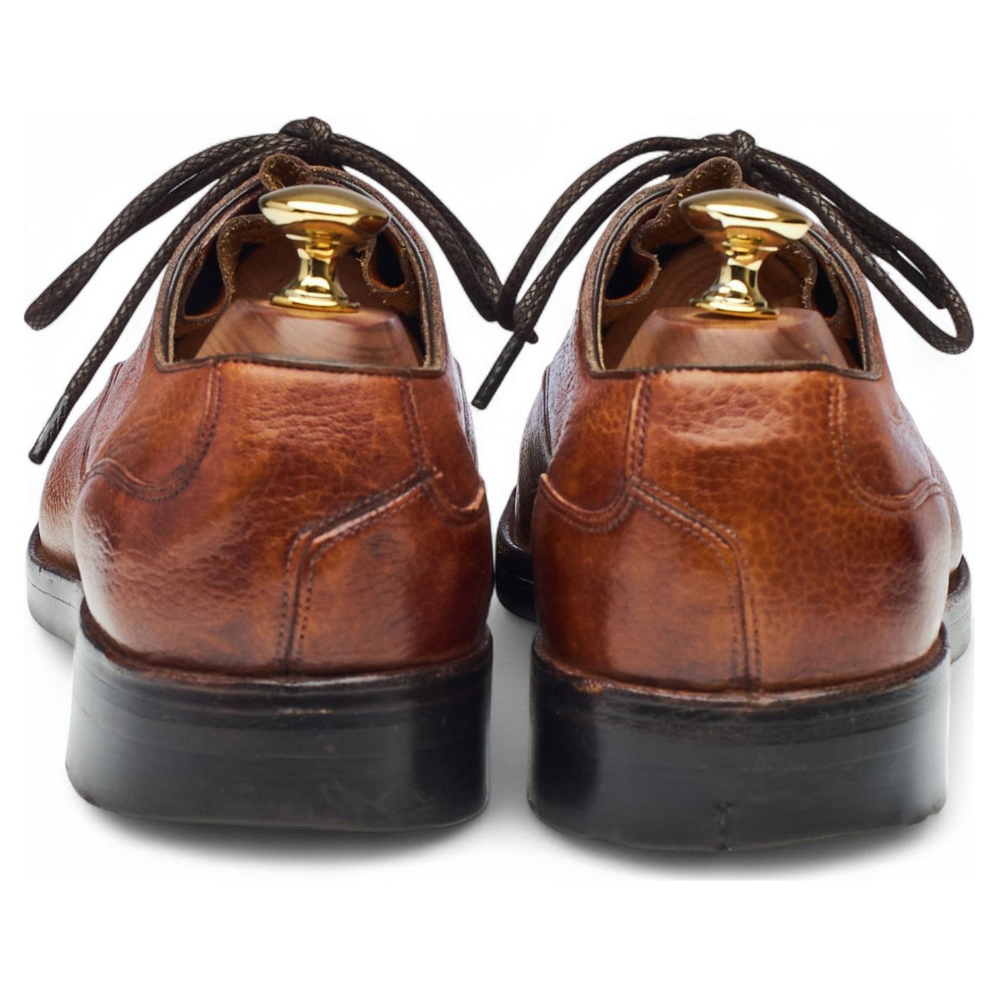 Edward Green derby cuir grain marron UK 6,5