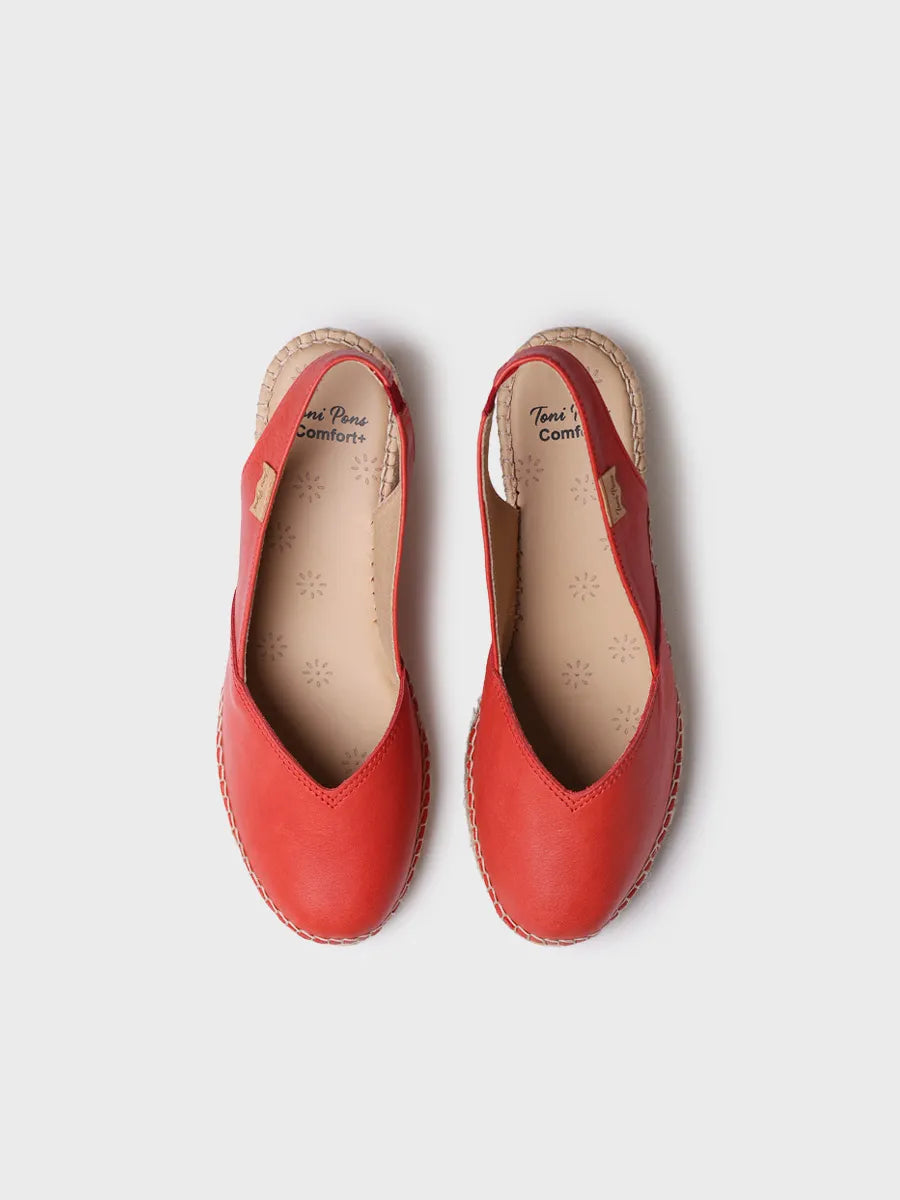Toni Pons Termal espadrilles cuir compensées pied large