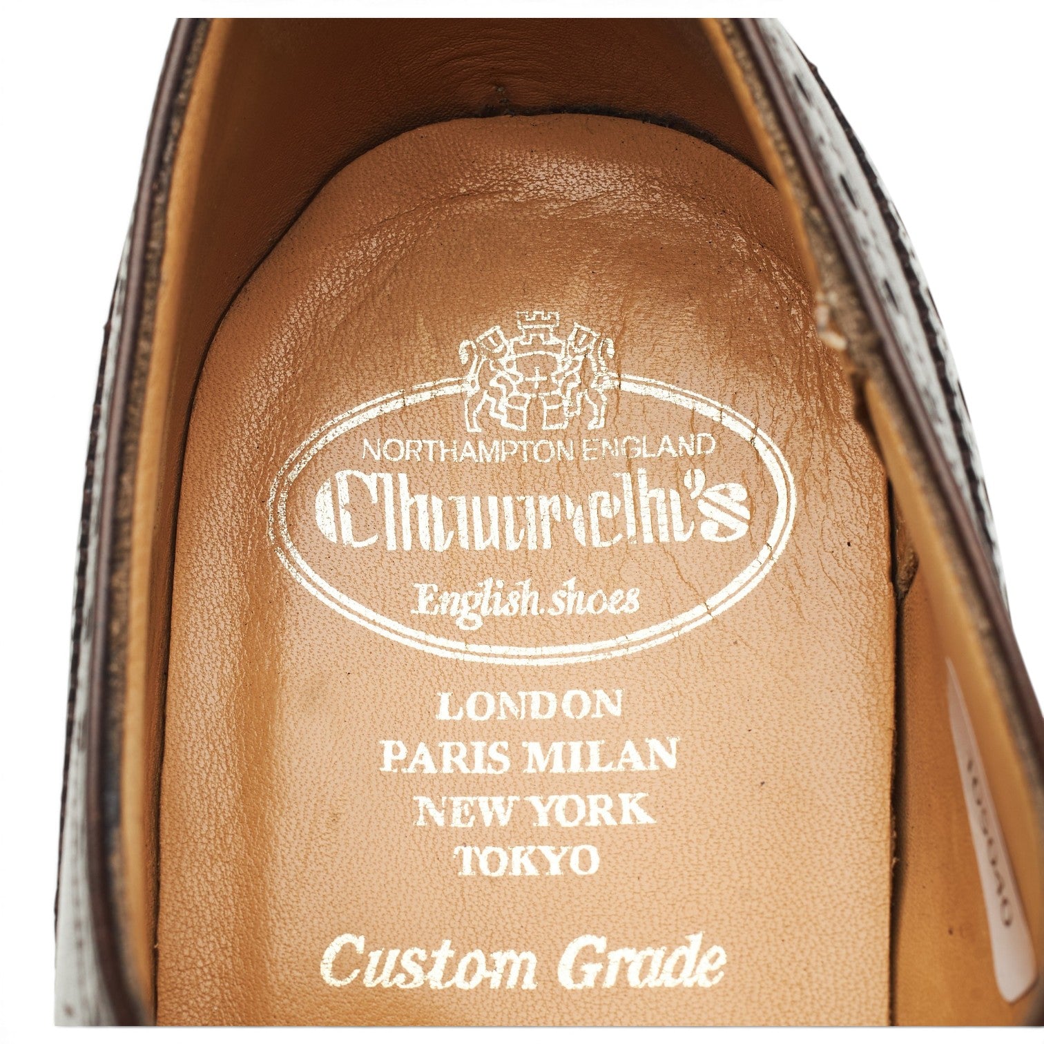 Church's Diplomat oxford cuir marron foncé 8.5