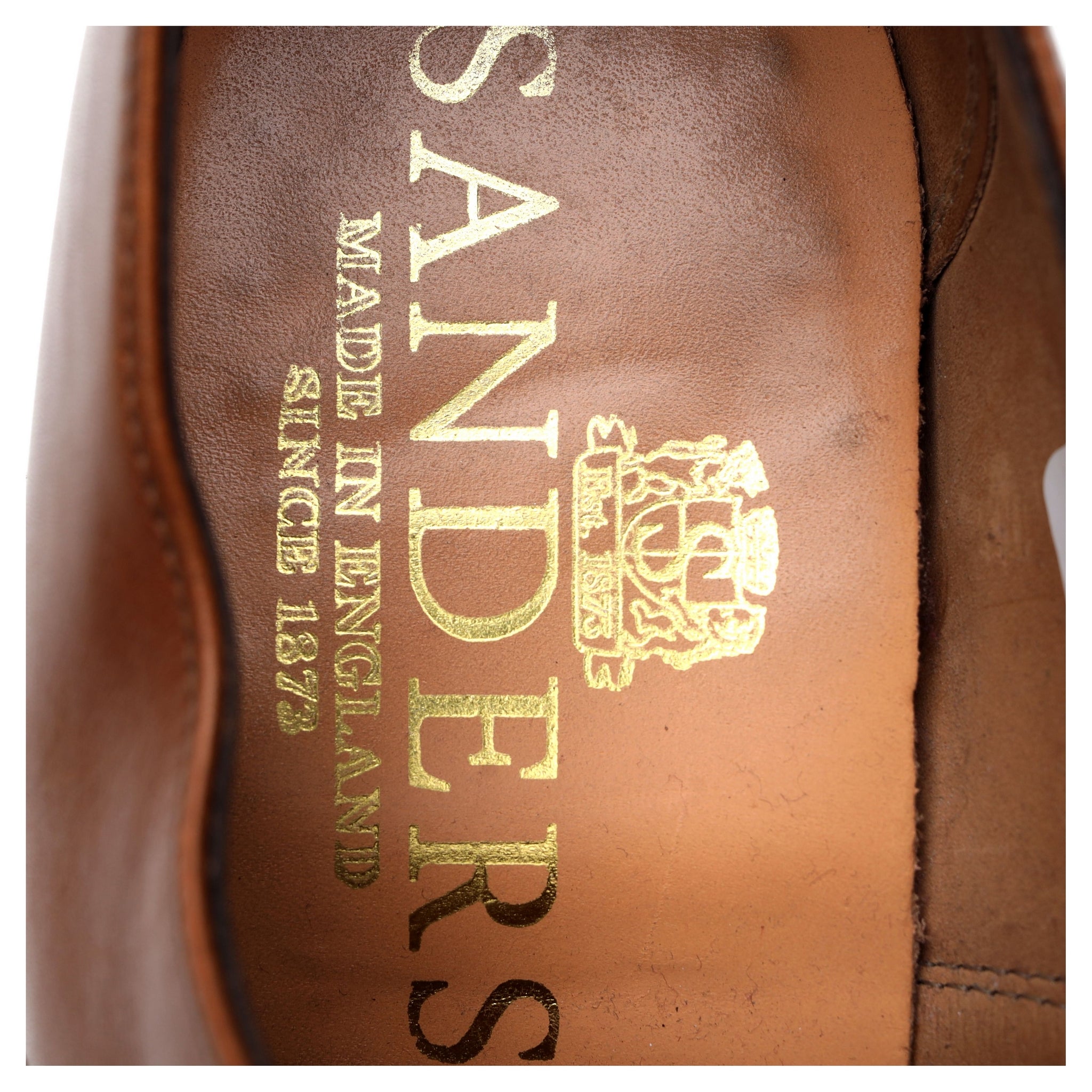 Sanders 8469T richelieu cuir marron UK 7