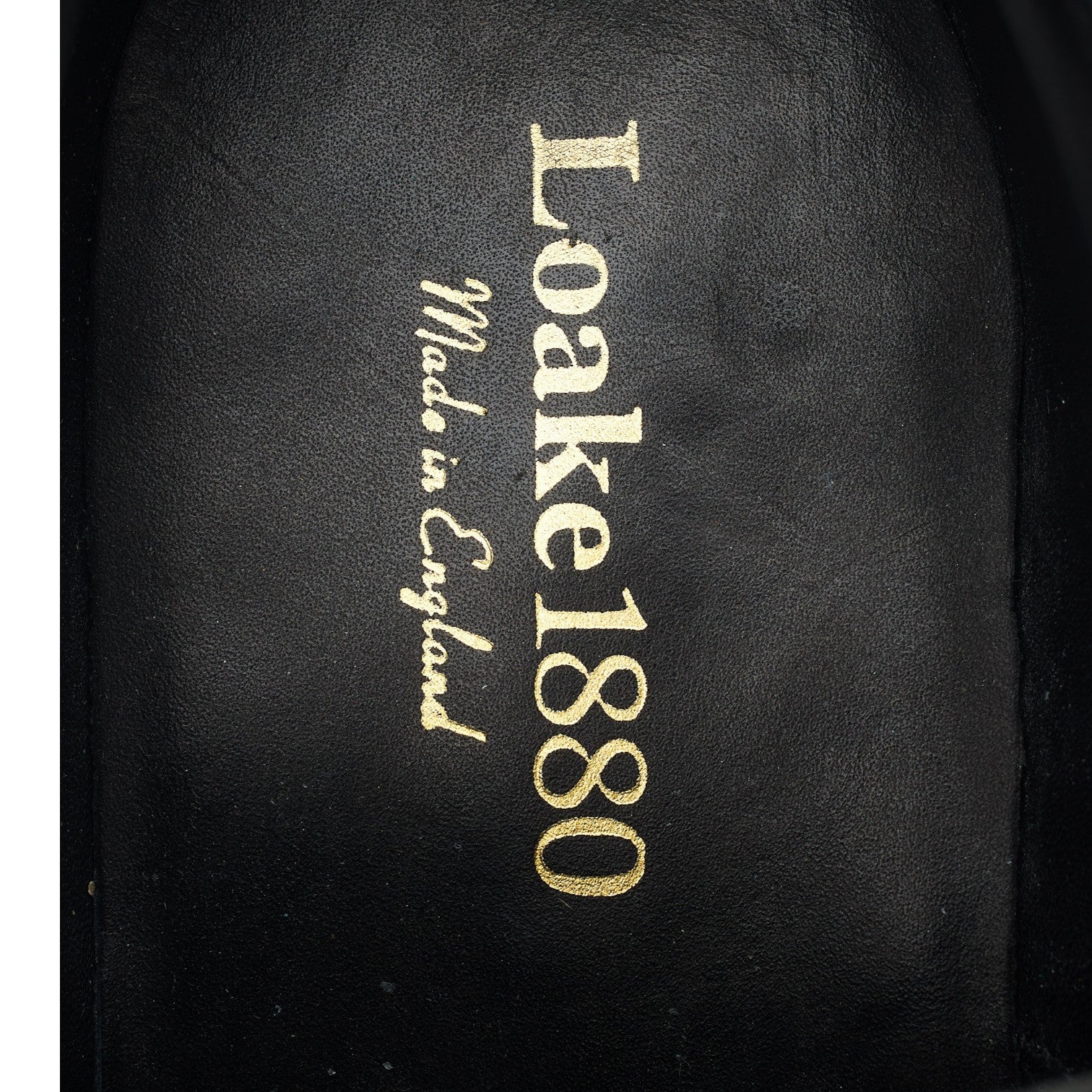 Loake 1880 Wembley derby brogues cuir noir UK 8.5 G