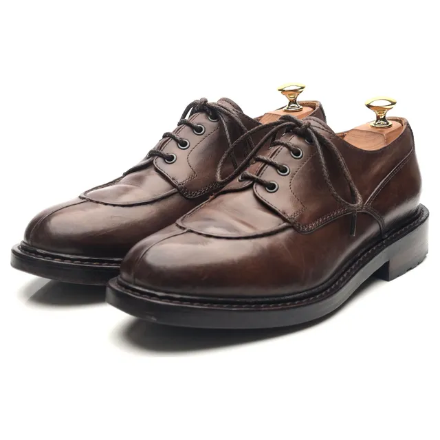 Officine Creative derby cuir marron foncé UK 6