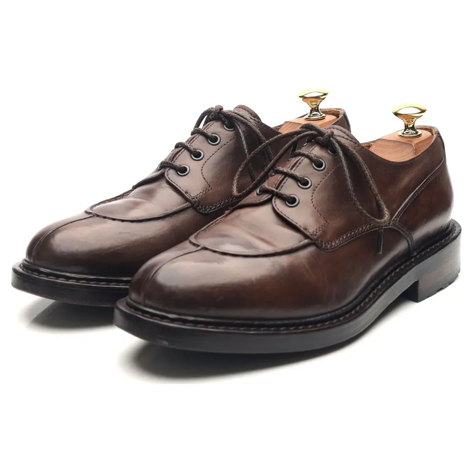 Officine Creative derby cuir marron foncé UK 6