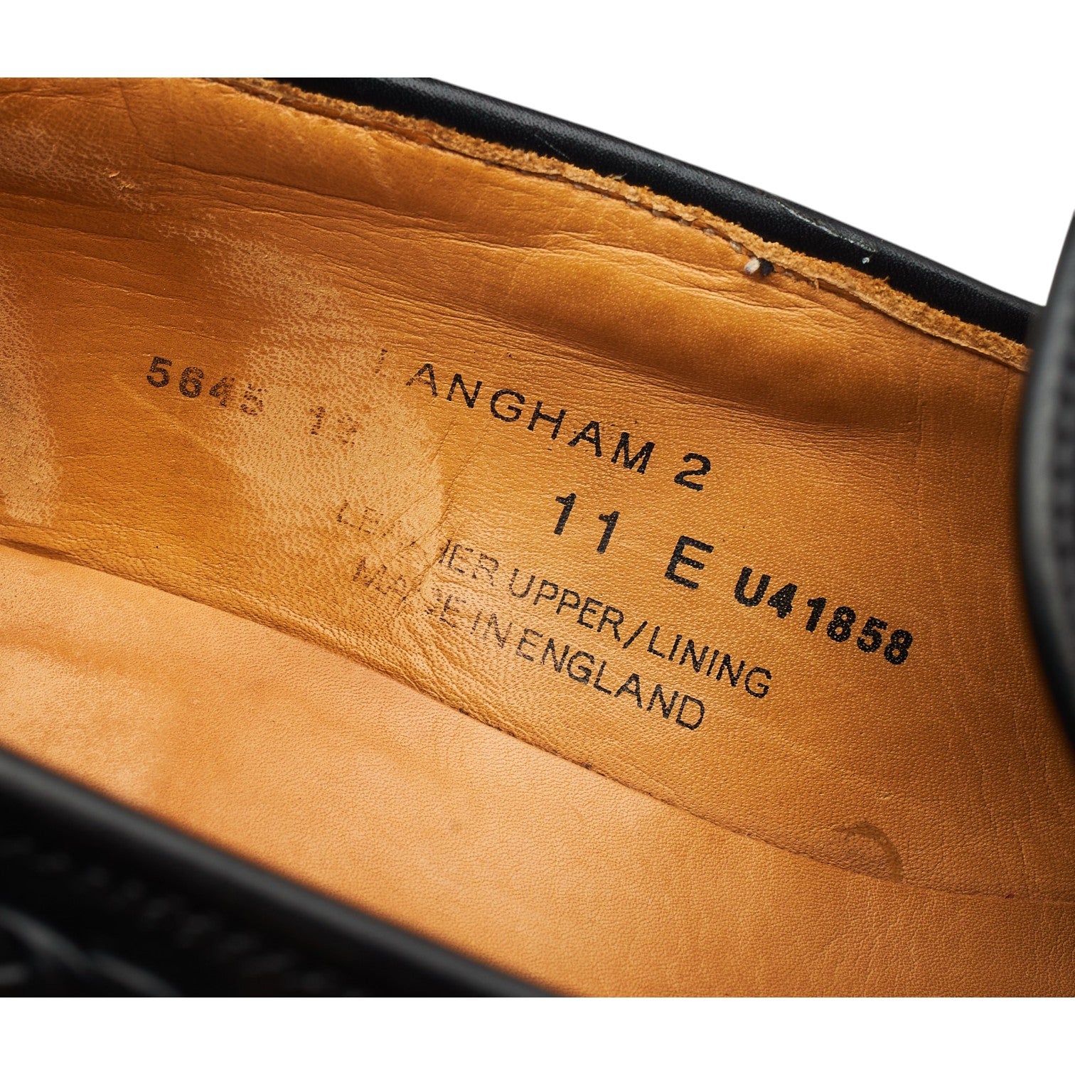 Crockett & Jones Langham 2 mocassins cuir noir UK 11
