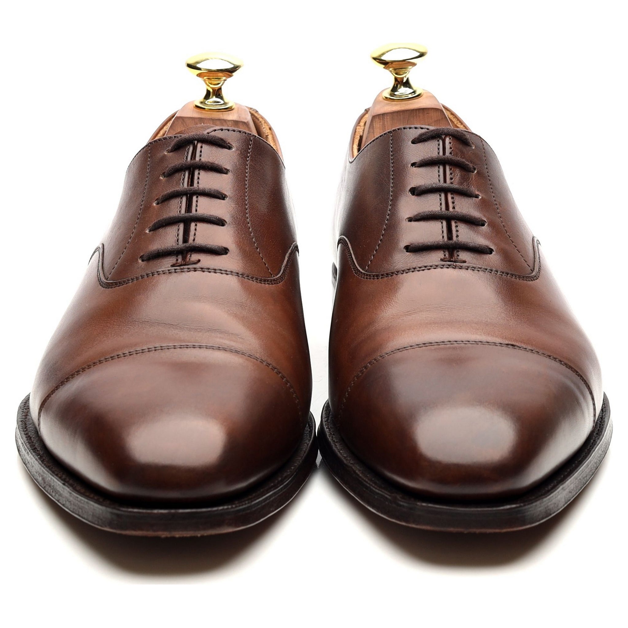 Crockett & Jones Hallam richelieu cuir marron UK 7
