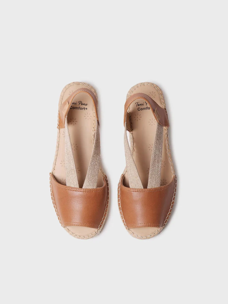 Toni Pons TALA espadrilles cuir compensées pied large