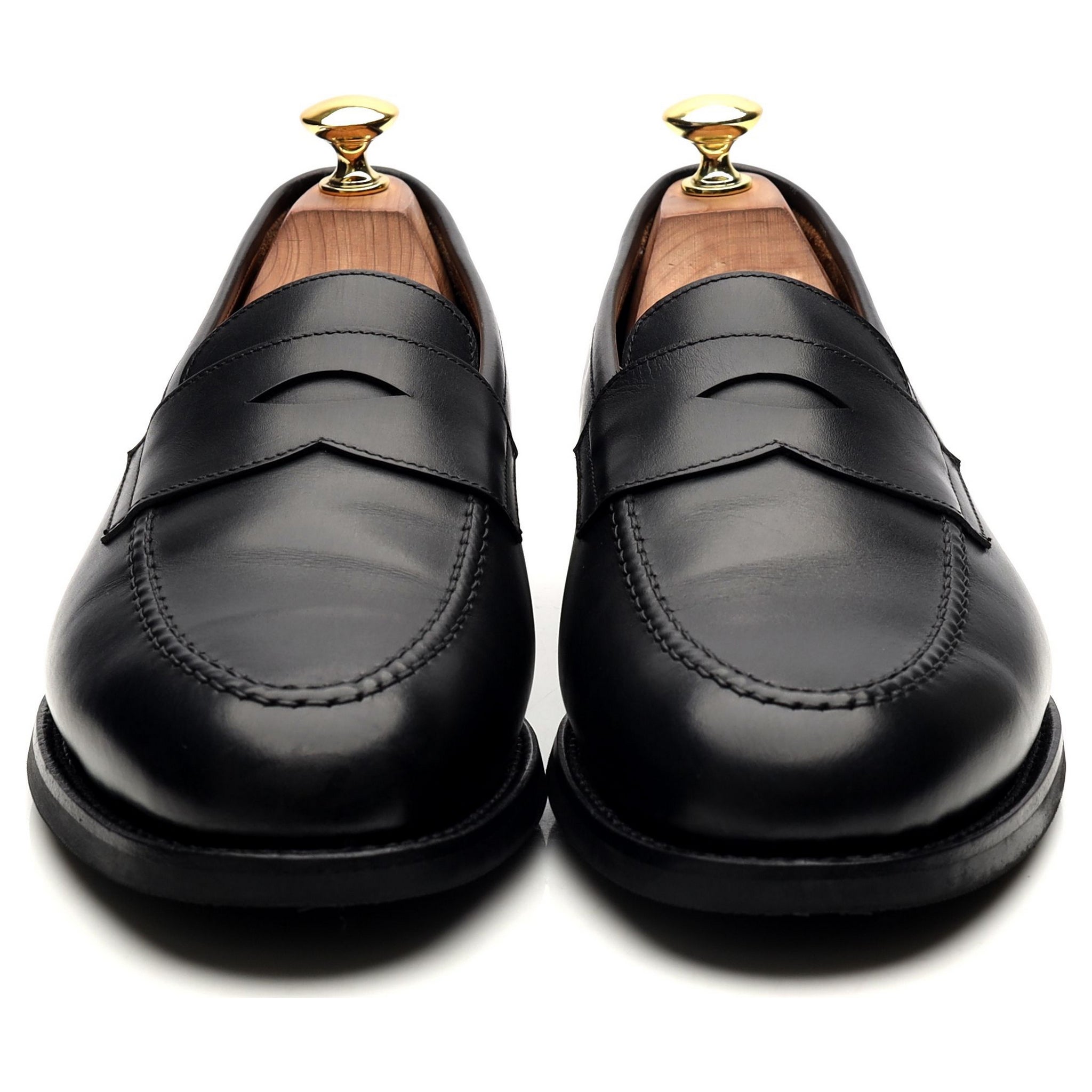 Morjas mocassins penny cuir noir UK 7.5