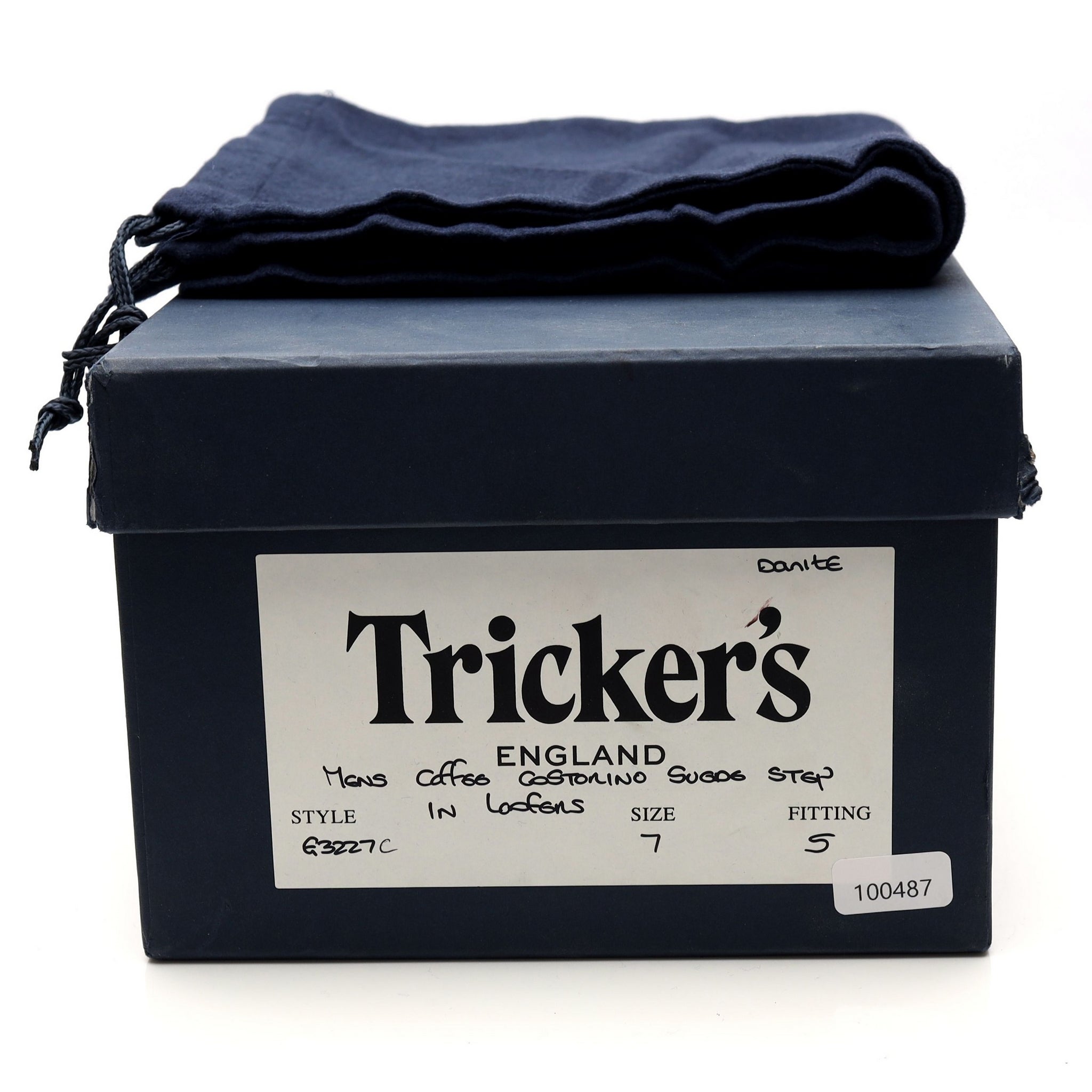 Tricker's James mocassin daim marron UK 7