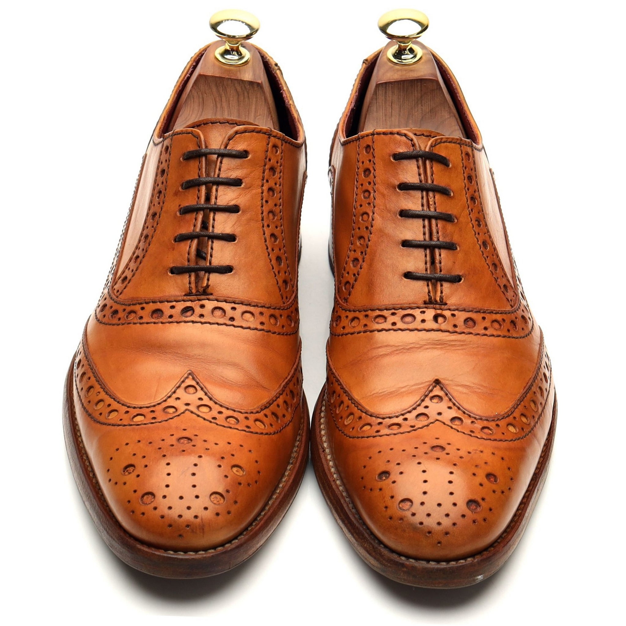 Charles Tyrwhitt richelieu cuir marron clair 7 G
