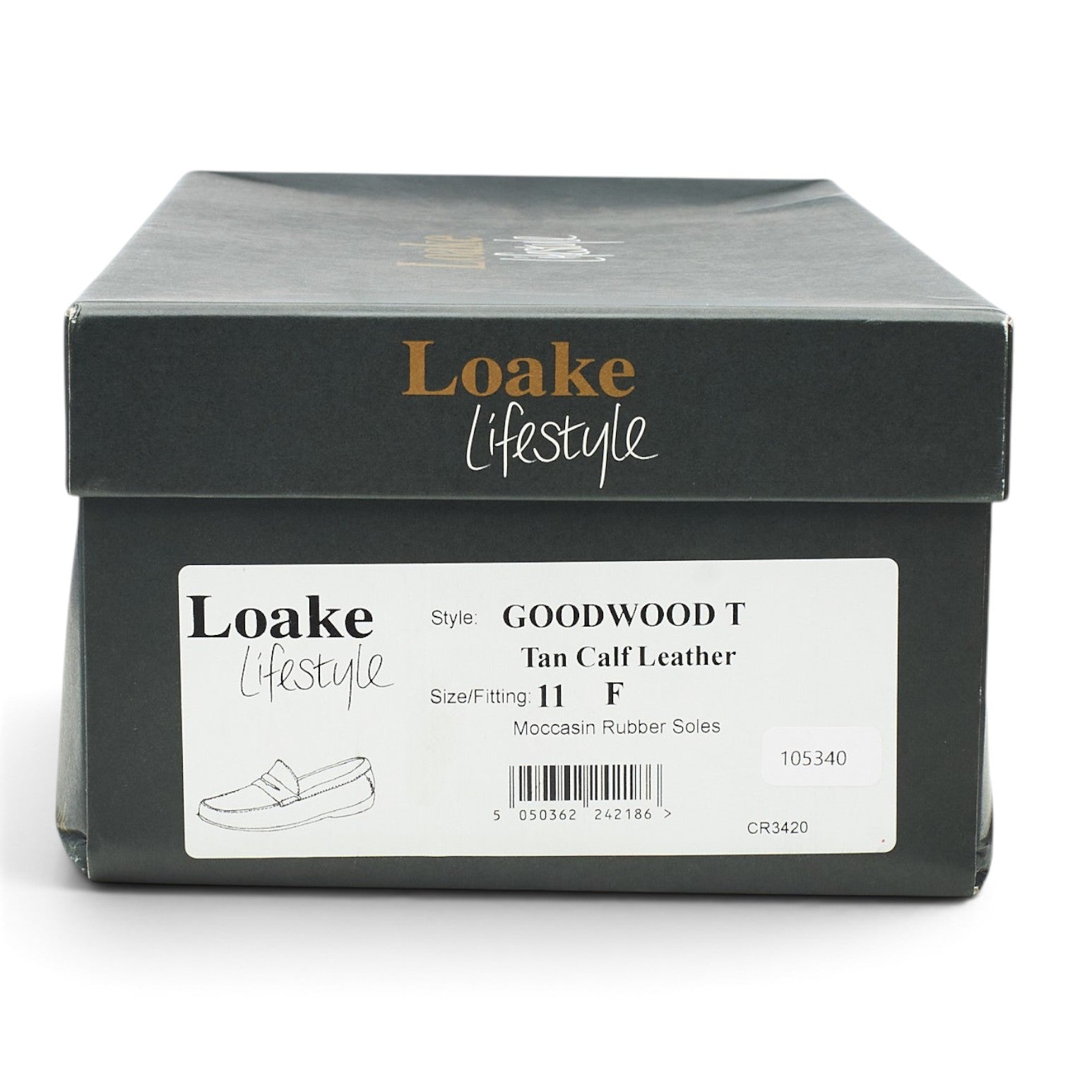 Loake Goodwood Mocassins Driving Cuir Tan 11