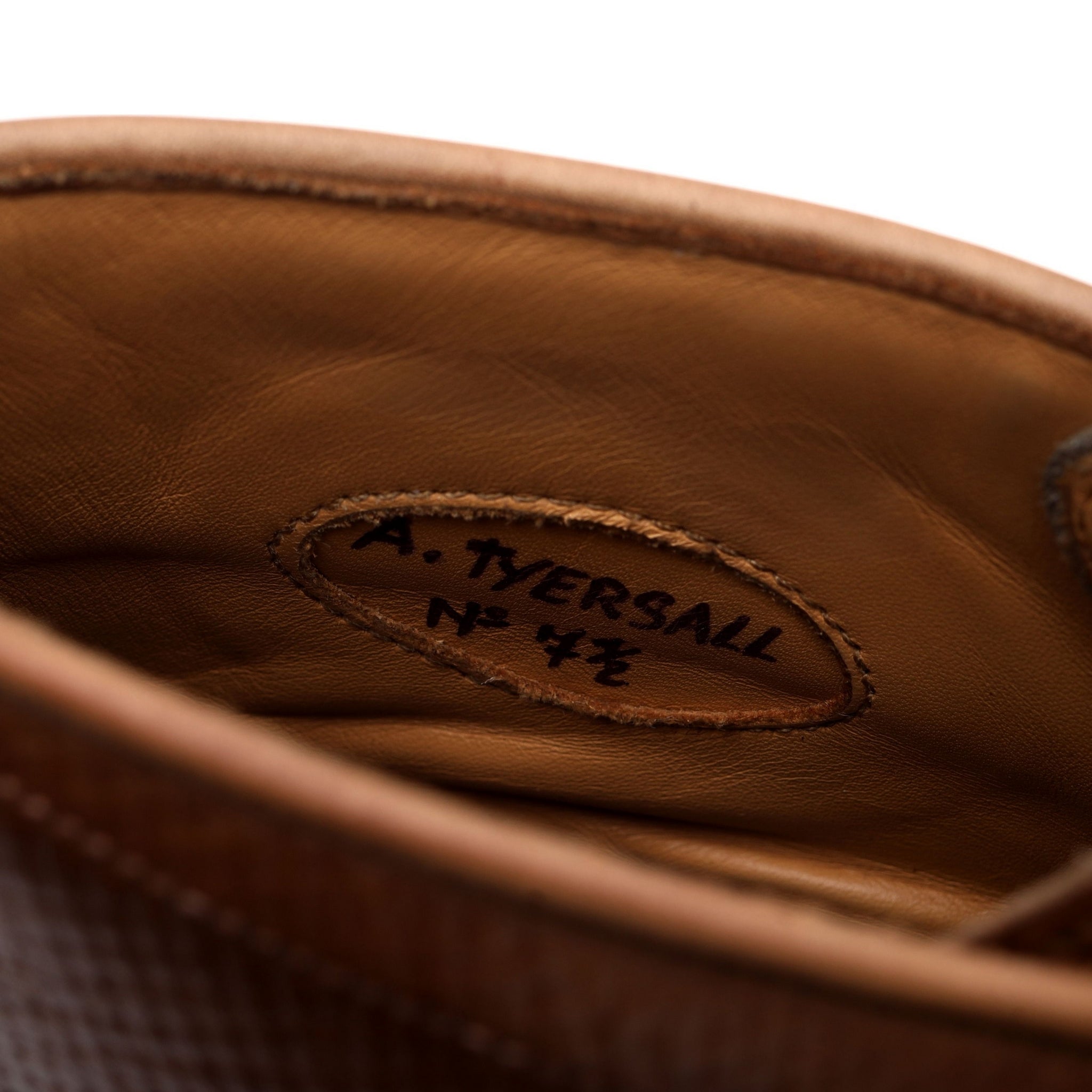 Yeossal Tyersall desert boots cuir grain marron UK 7.5