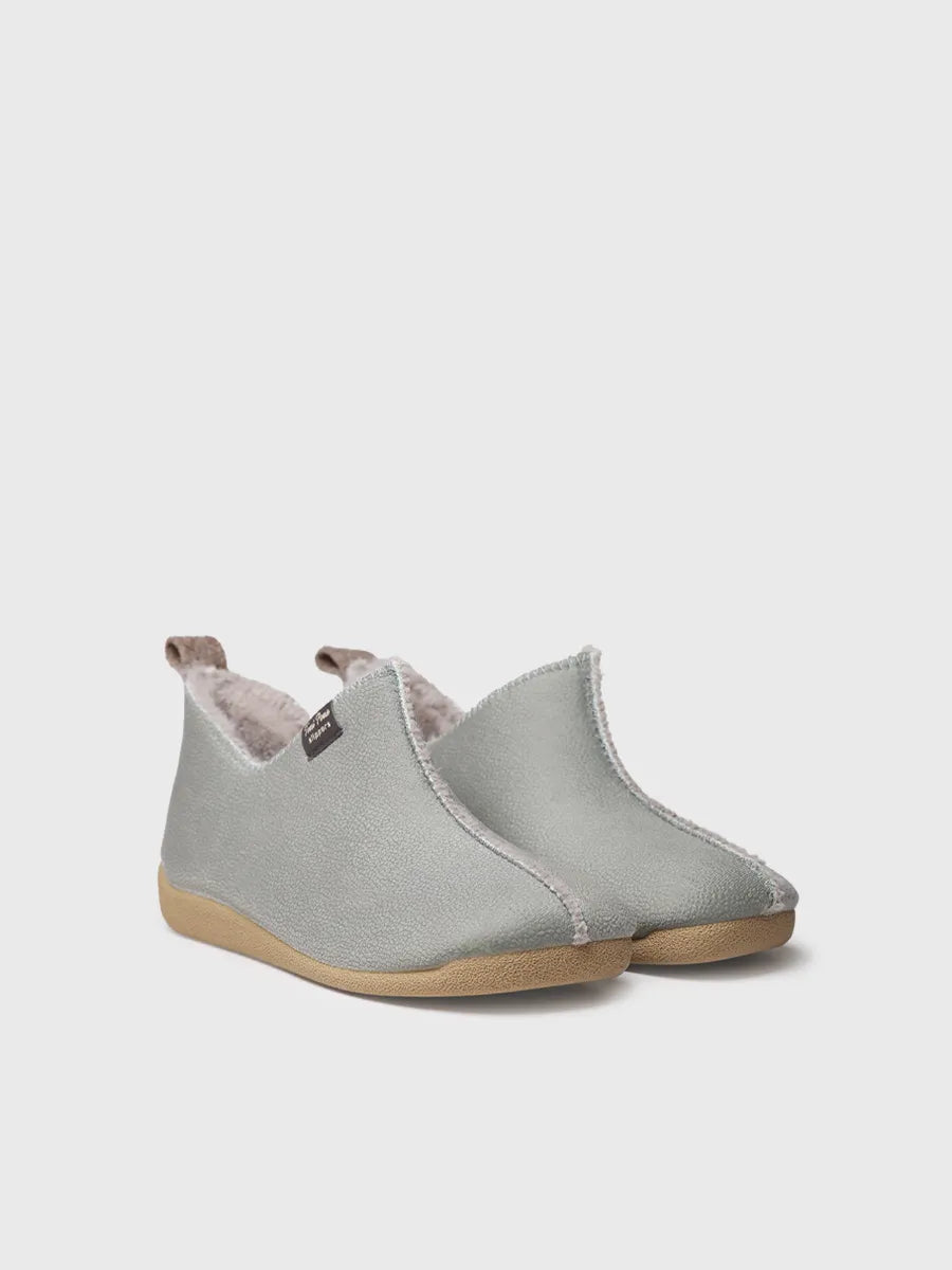 Toni Pons Moscu-BD chaussons femme tissu fourré menthe