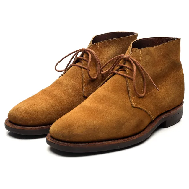 Crockett & Jones Ranger chukka boots suède sable UK 7