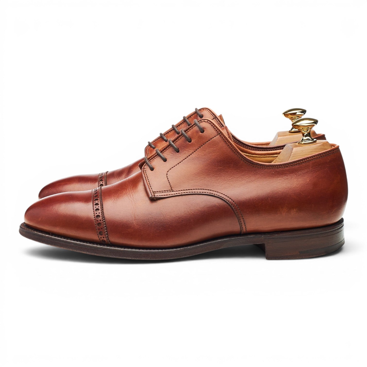 Crockett & Jones Draycott derbies cuir marron UK 6