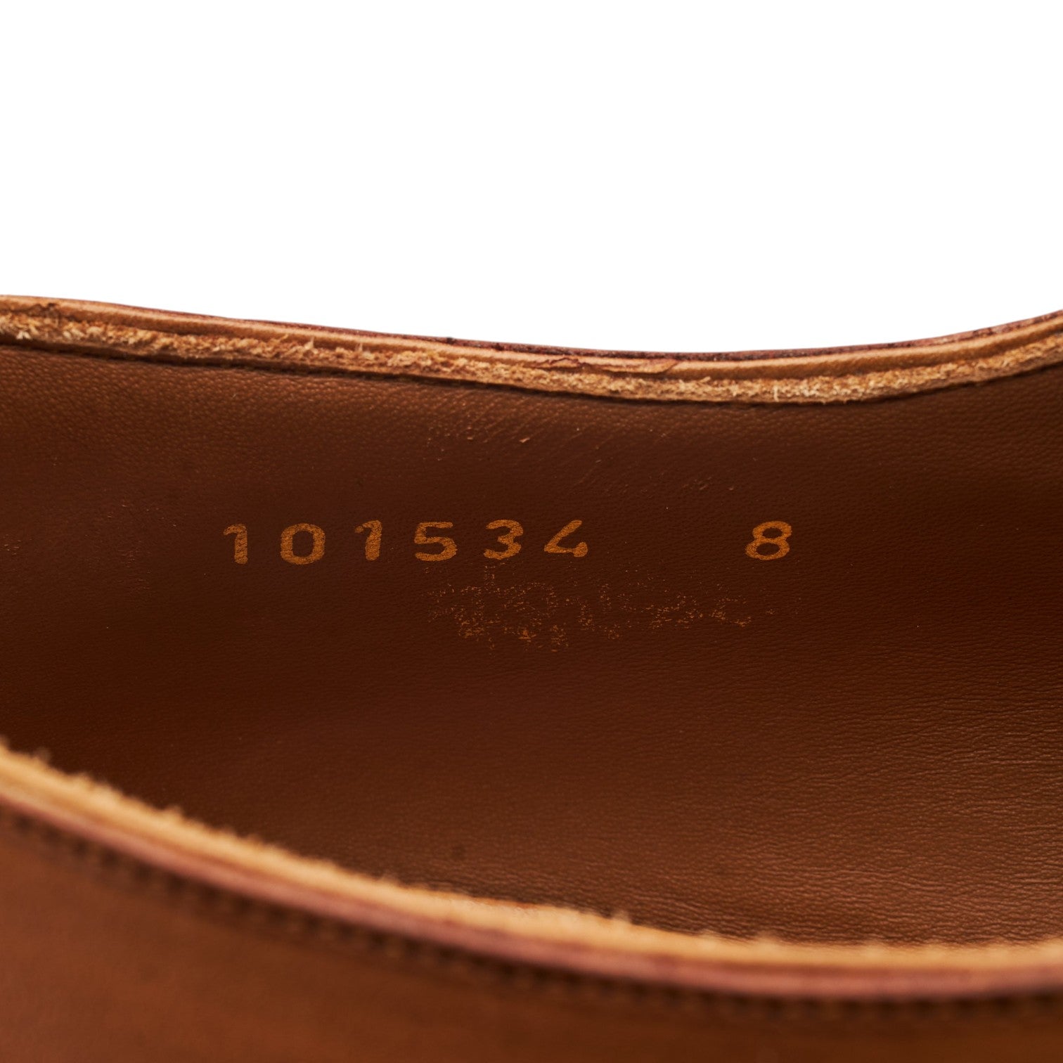 Meermin 101534 richelieu cuir marron clair UK 8