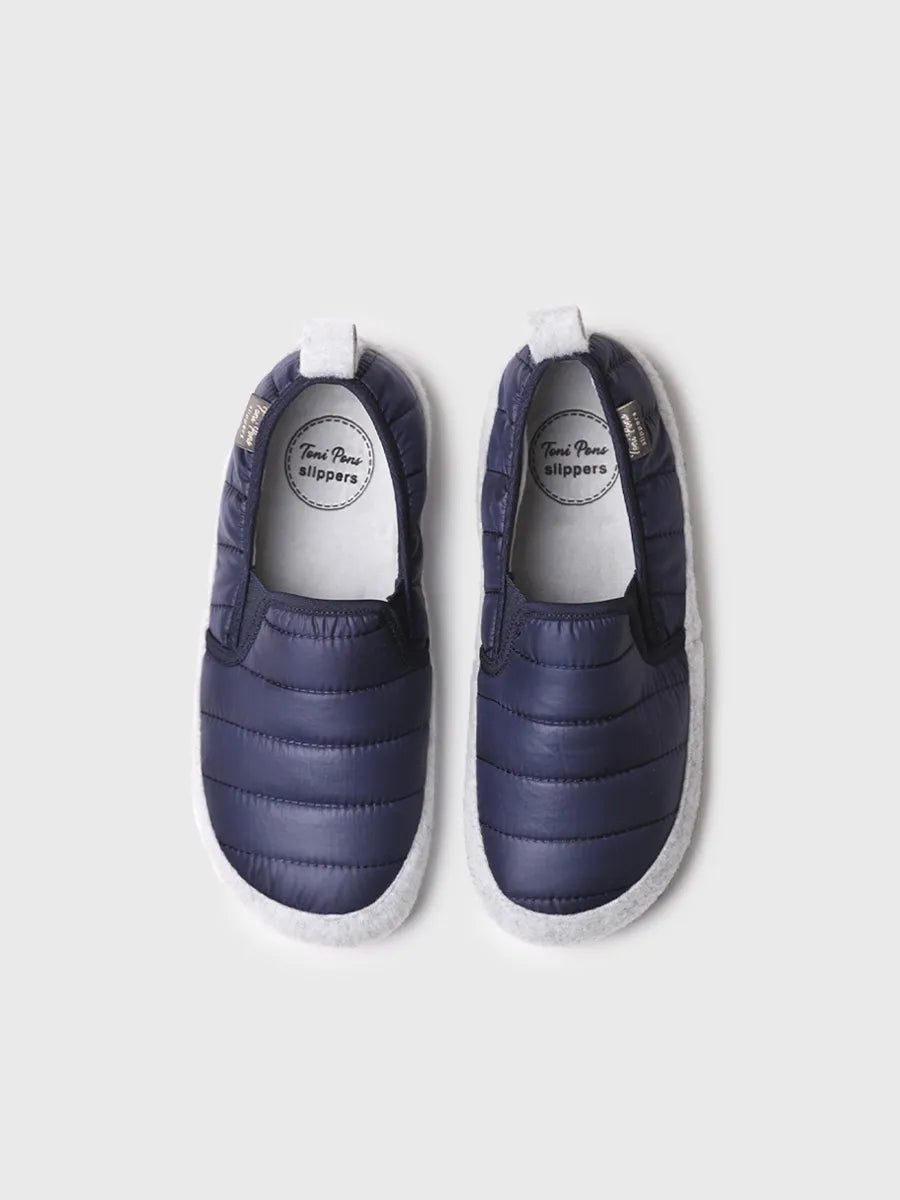 Toni Pons Minsk-TK chaussons matelassés bleu marine
