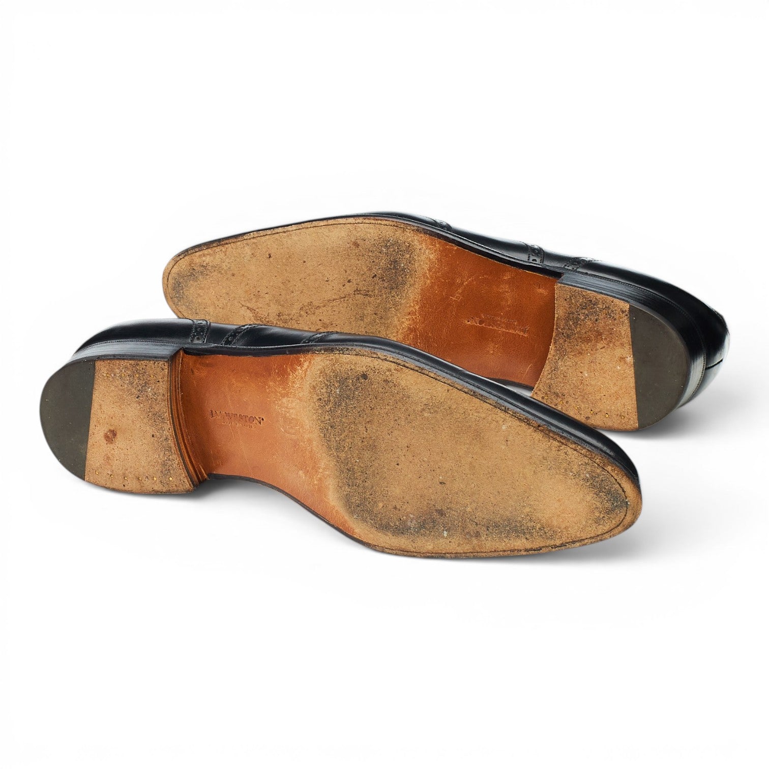 J.M. Weston 528 richelieu cuir noir UK 8,5