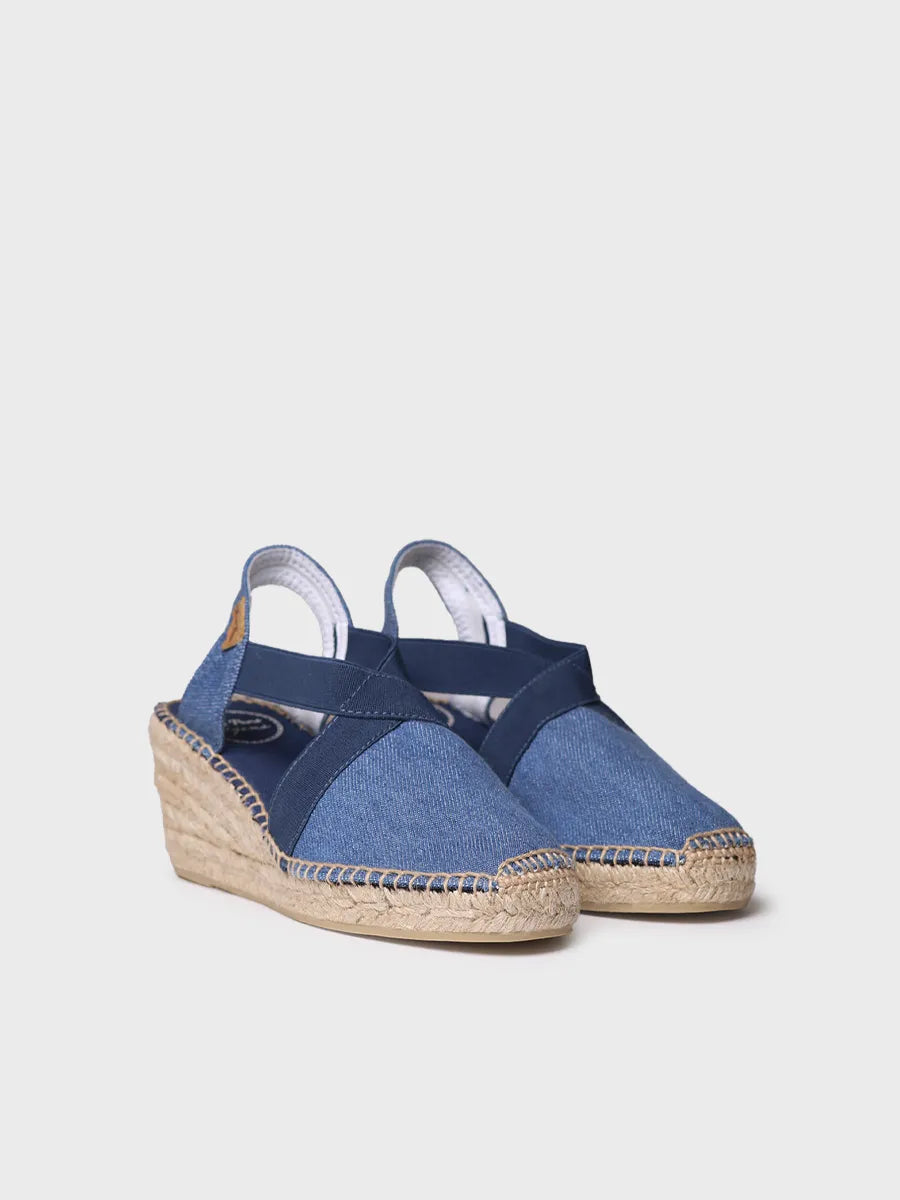 Toni Pons Ter espadrille compensée lin vegan