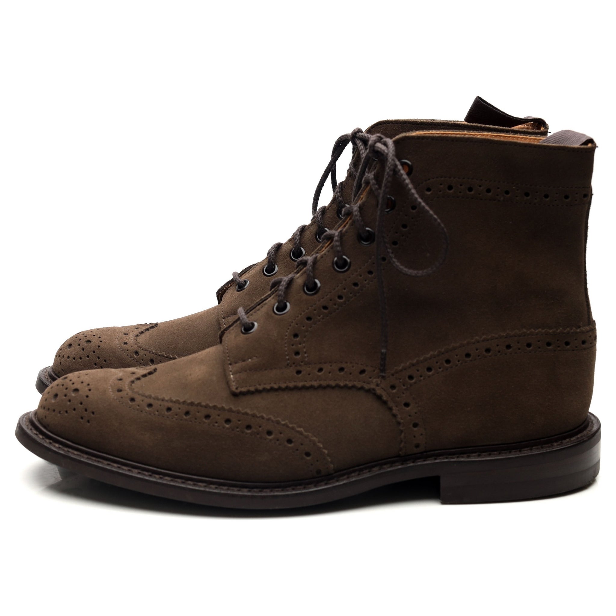 Tricker's Stow boots suède marron clair 9 UK