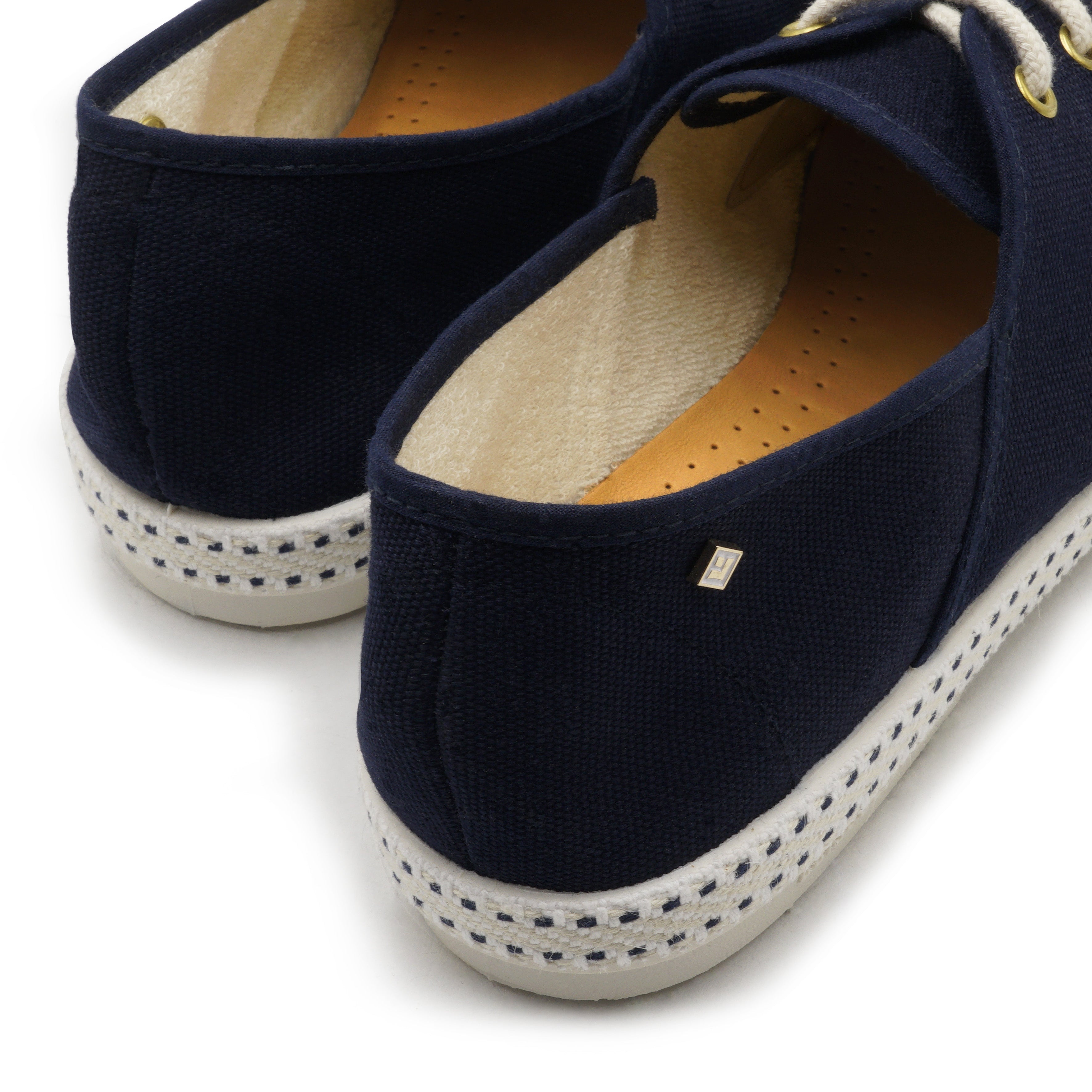 Rivieras Lacets 4014 espadrilles toile marine coton