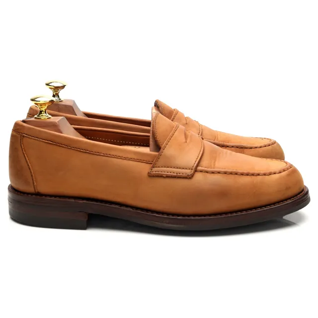 Crockett & Jones Lancing loafer nubuck marron UK 7.5 E