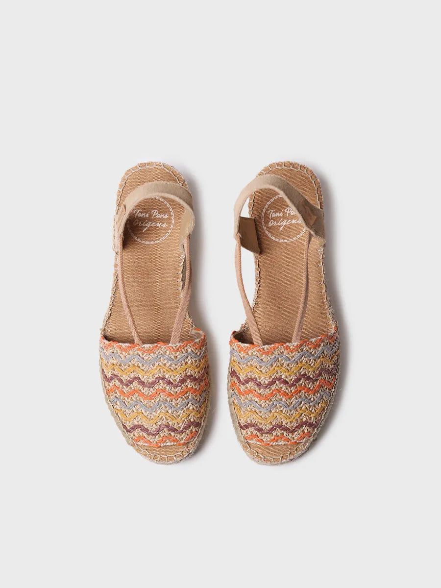 Toni Pons Sara-RS espadrilles compensées toile multicolore