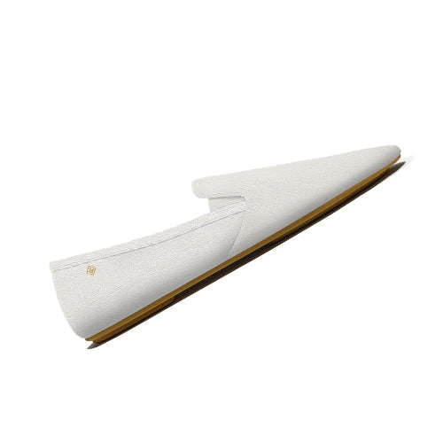 Rivieras Jazz J1000 Espadrille Blanc Cuir Lisse