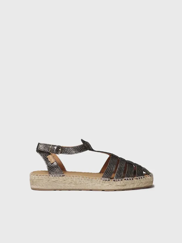 Toni Pons Evian-CA espadrille serpent boucle 3,5 cm