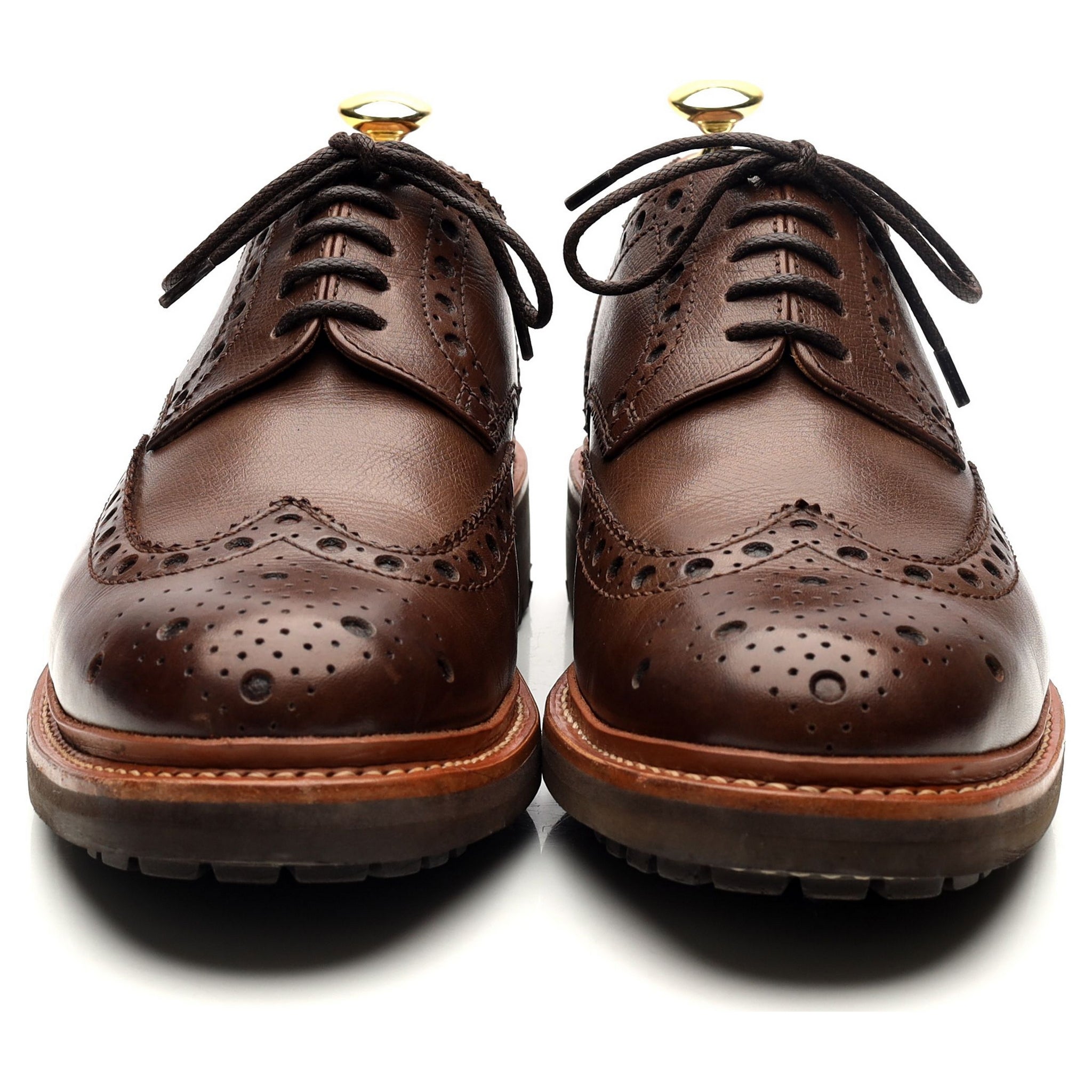 Grenson Archie derby cuir marron UK 7.5