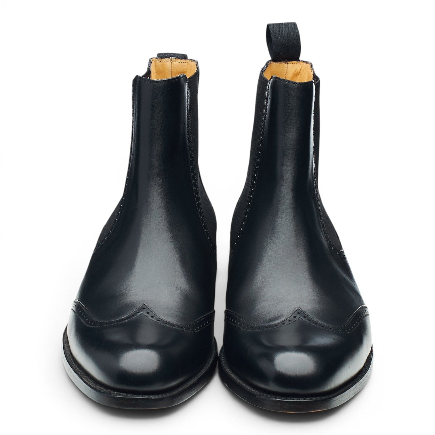 Barker Luxembourg bottines chelsea cuir noir pointure 10,5 semelle cuir