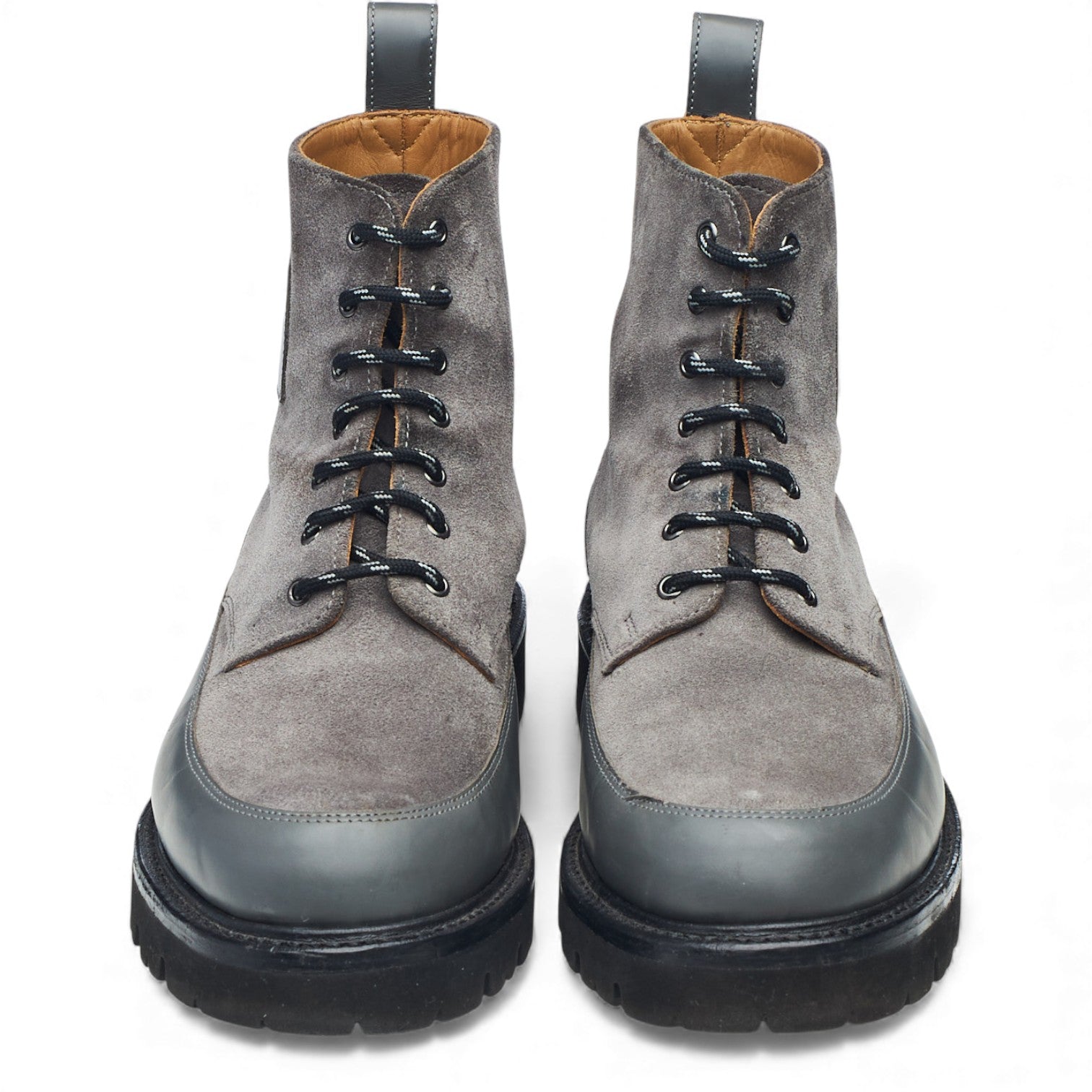 Grenson Anton boots daim gris UK 6.5