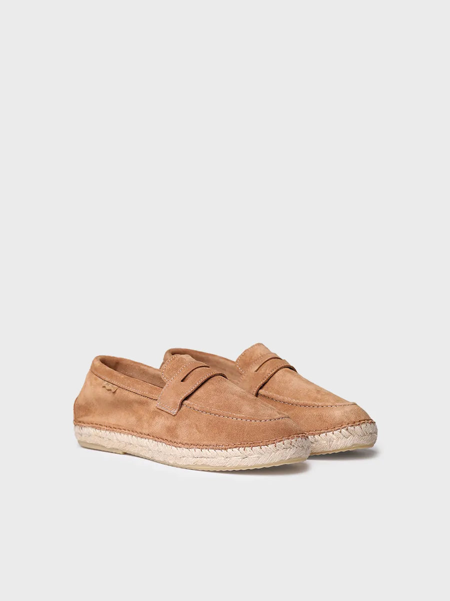 Toni Pons Benet espadrille homme camel cuir