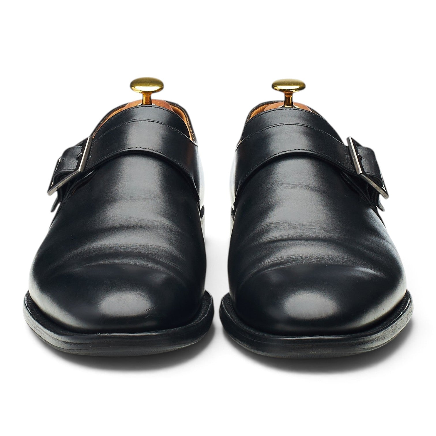 Church’s Lisbon chaussure boucle cuir noir UK 8.5